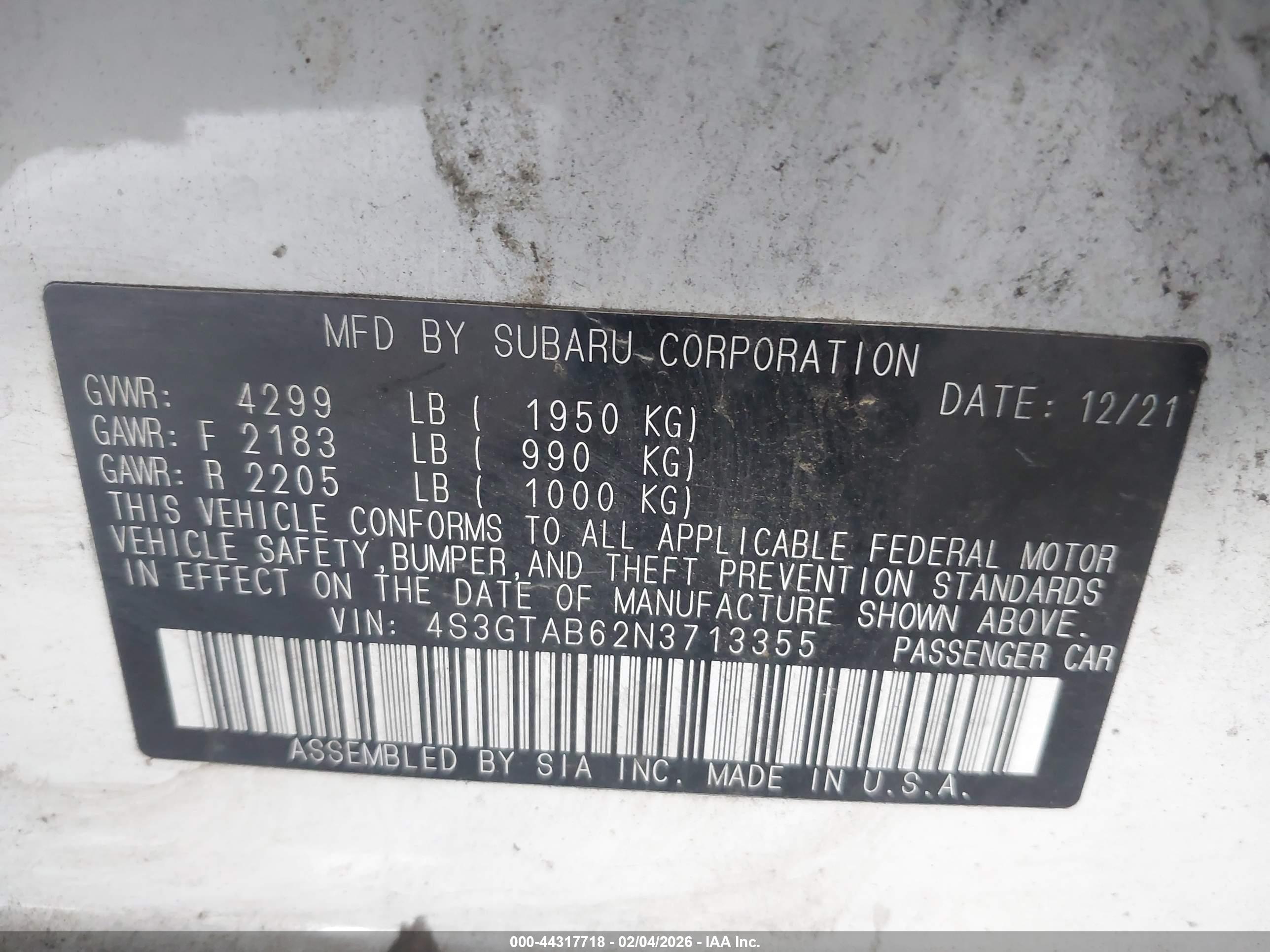 SUBARU IMPREZA image 9