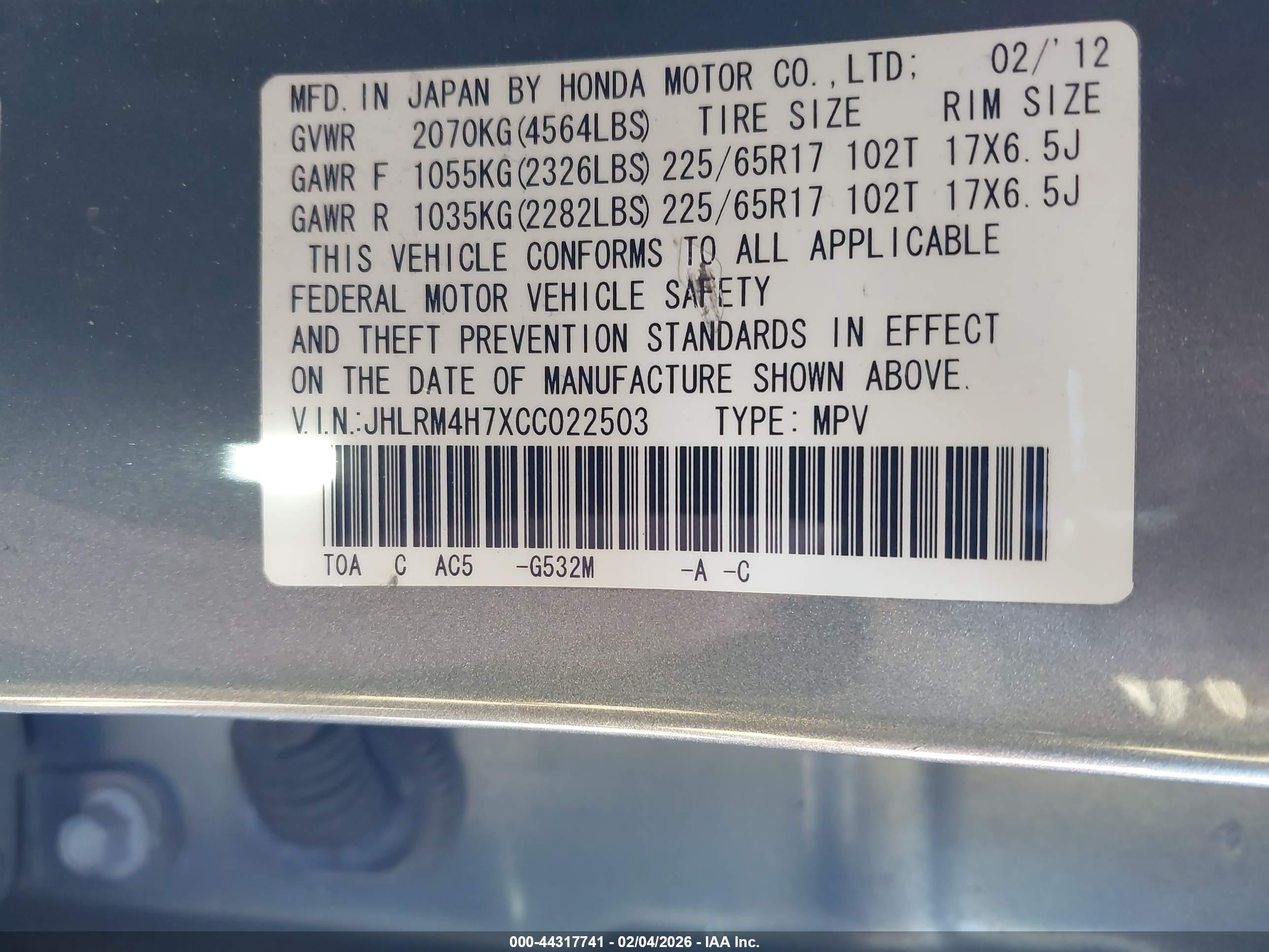 HONDA CR-V image 9
