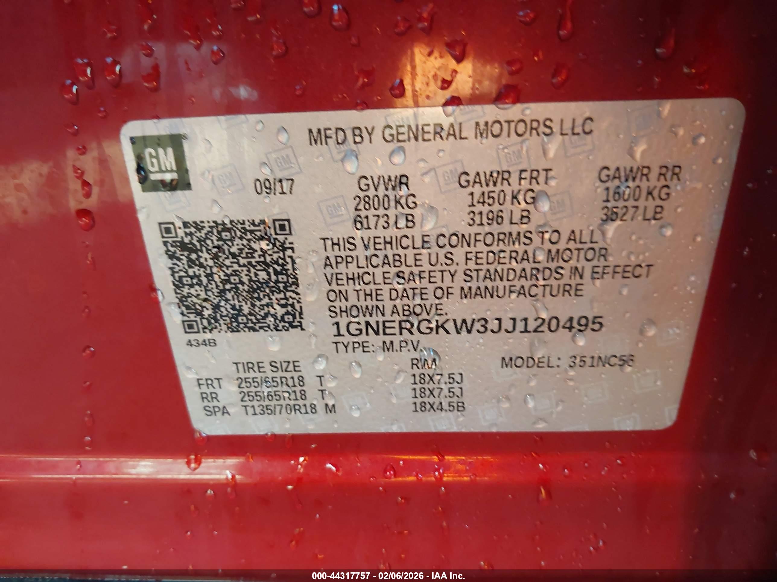 CHEVROLET TRAVERSE image 9