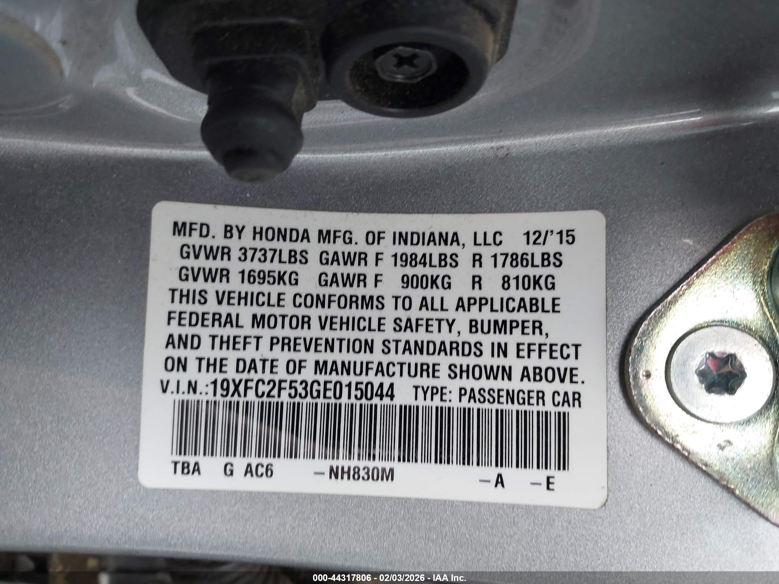 HONDA CIVIC image 9