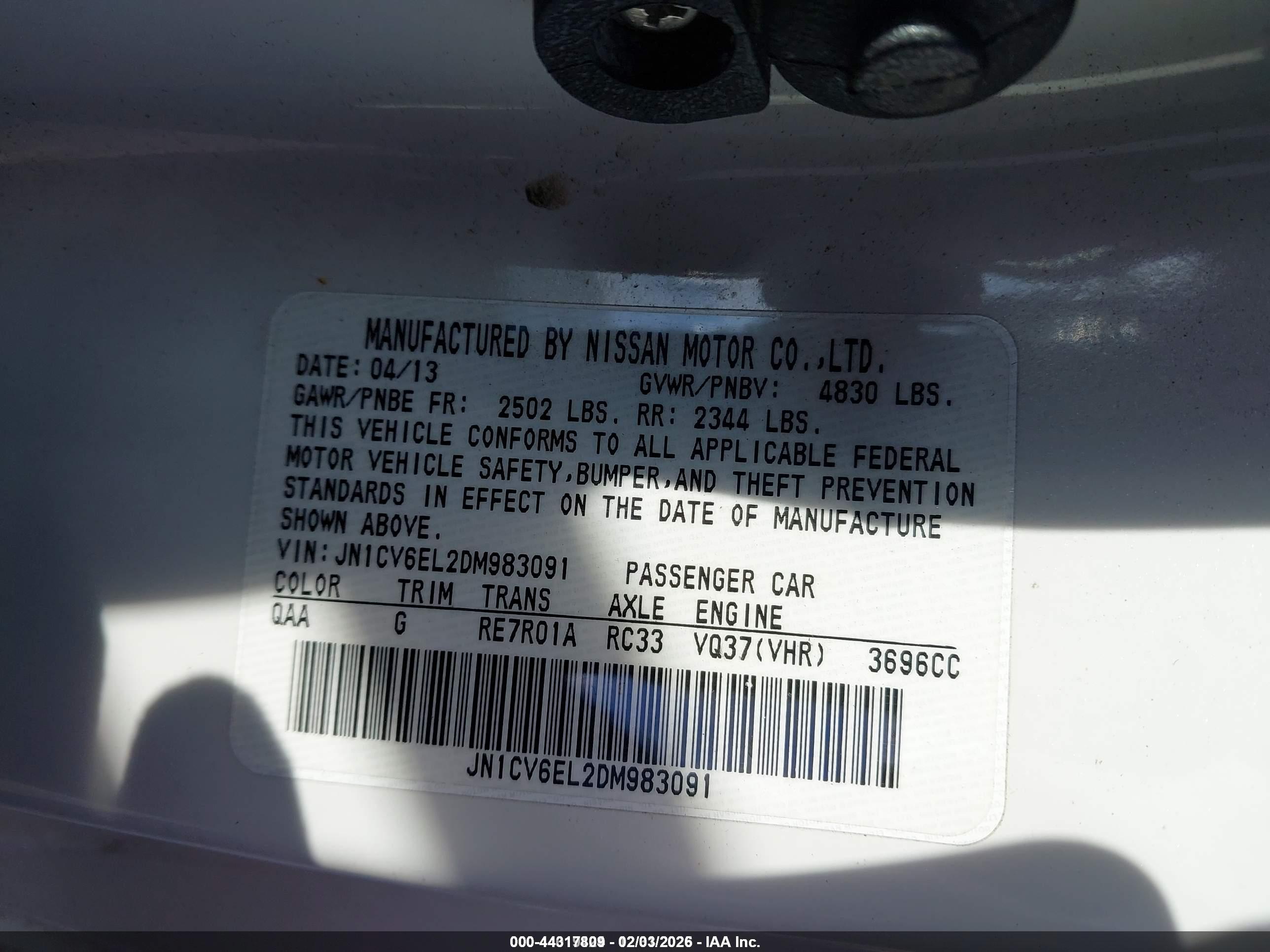 INFINITI G37X image 9