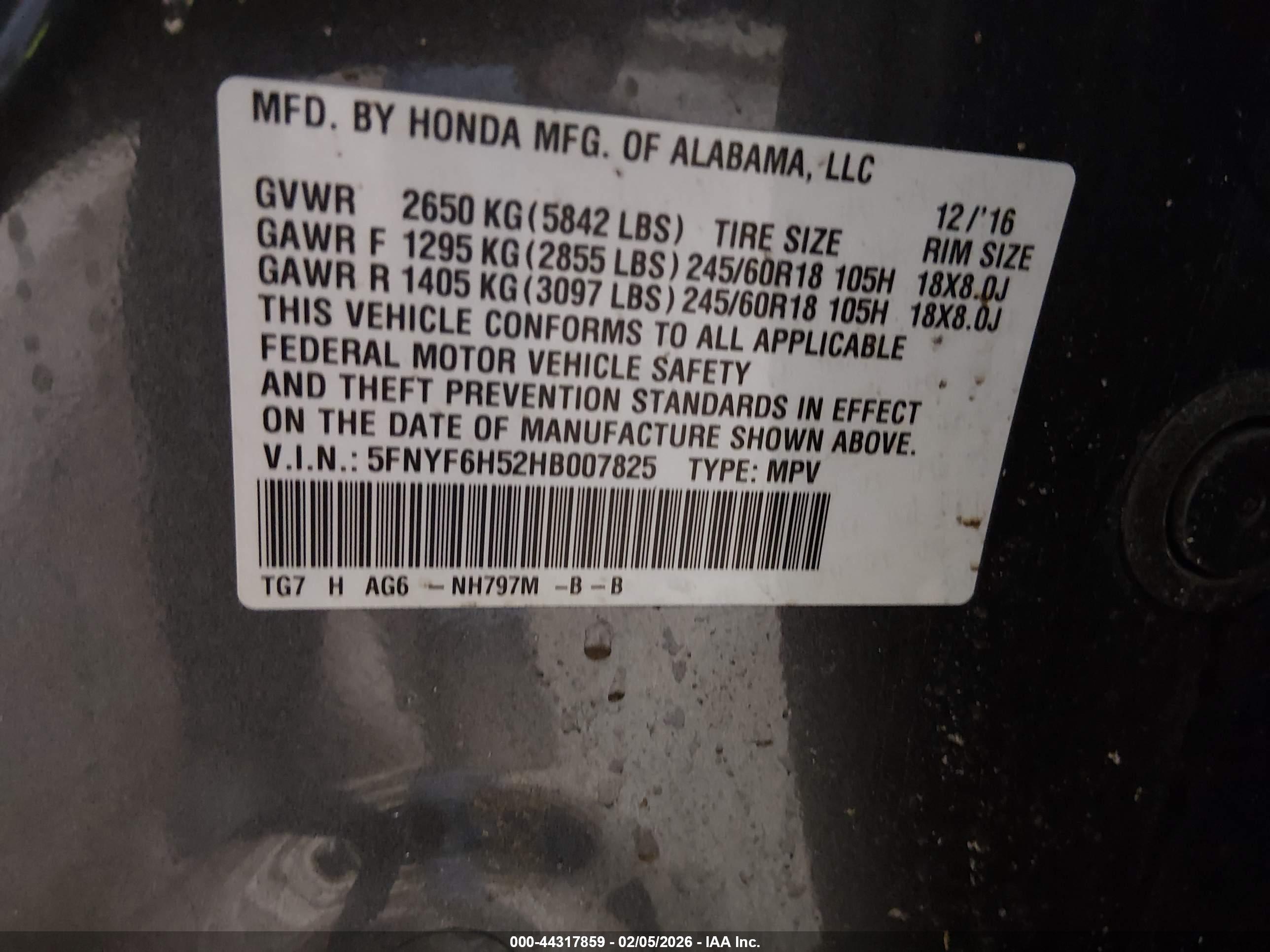 HONDA PILOT image 9