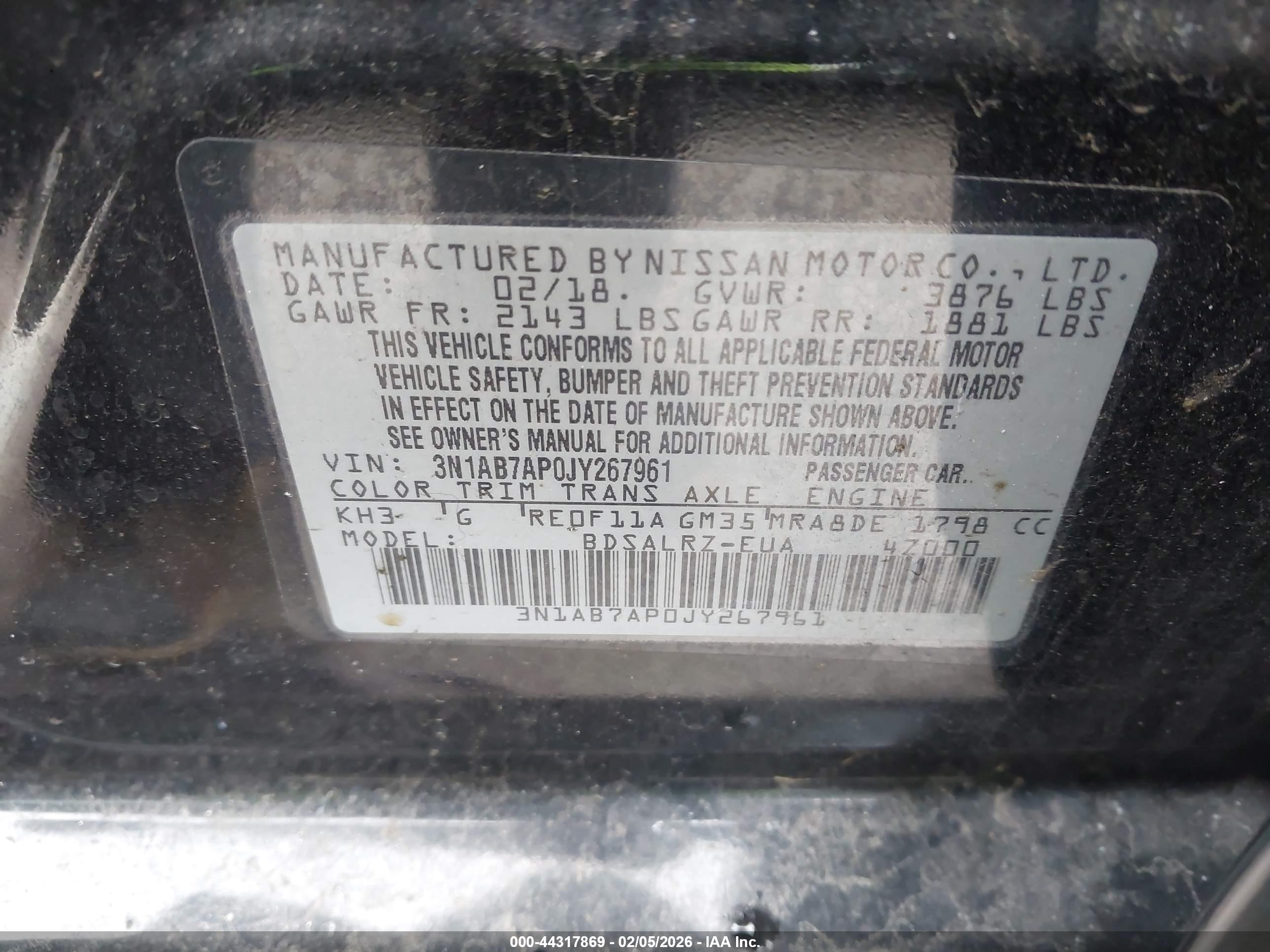 NISSAN SENTRA image 9