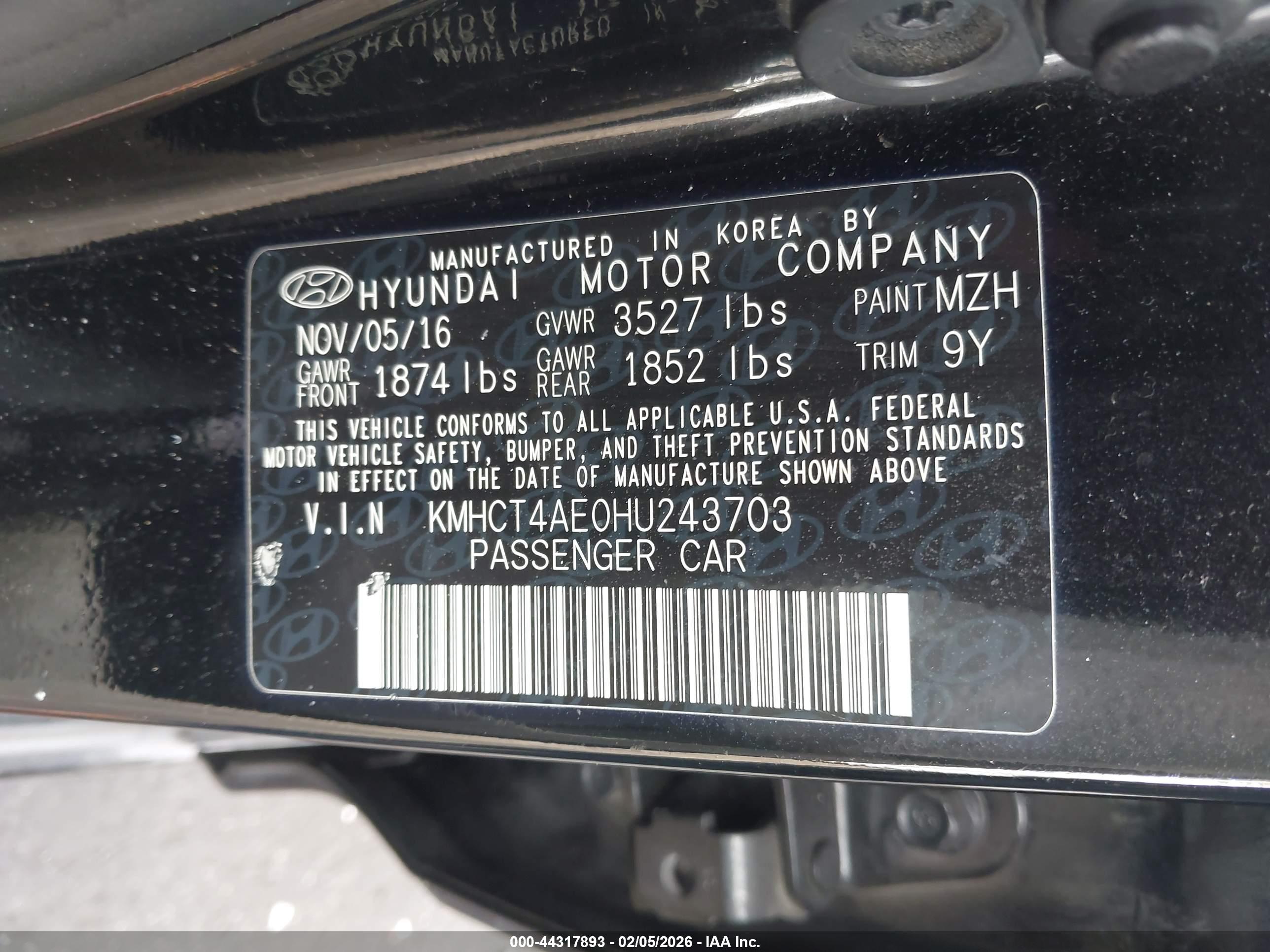 HYUNDAI ACCENT image 9