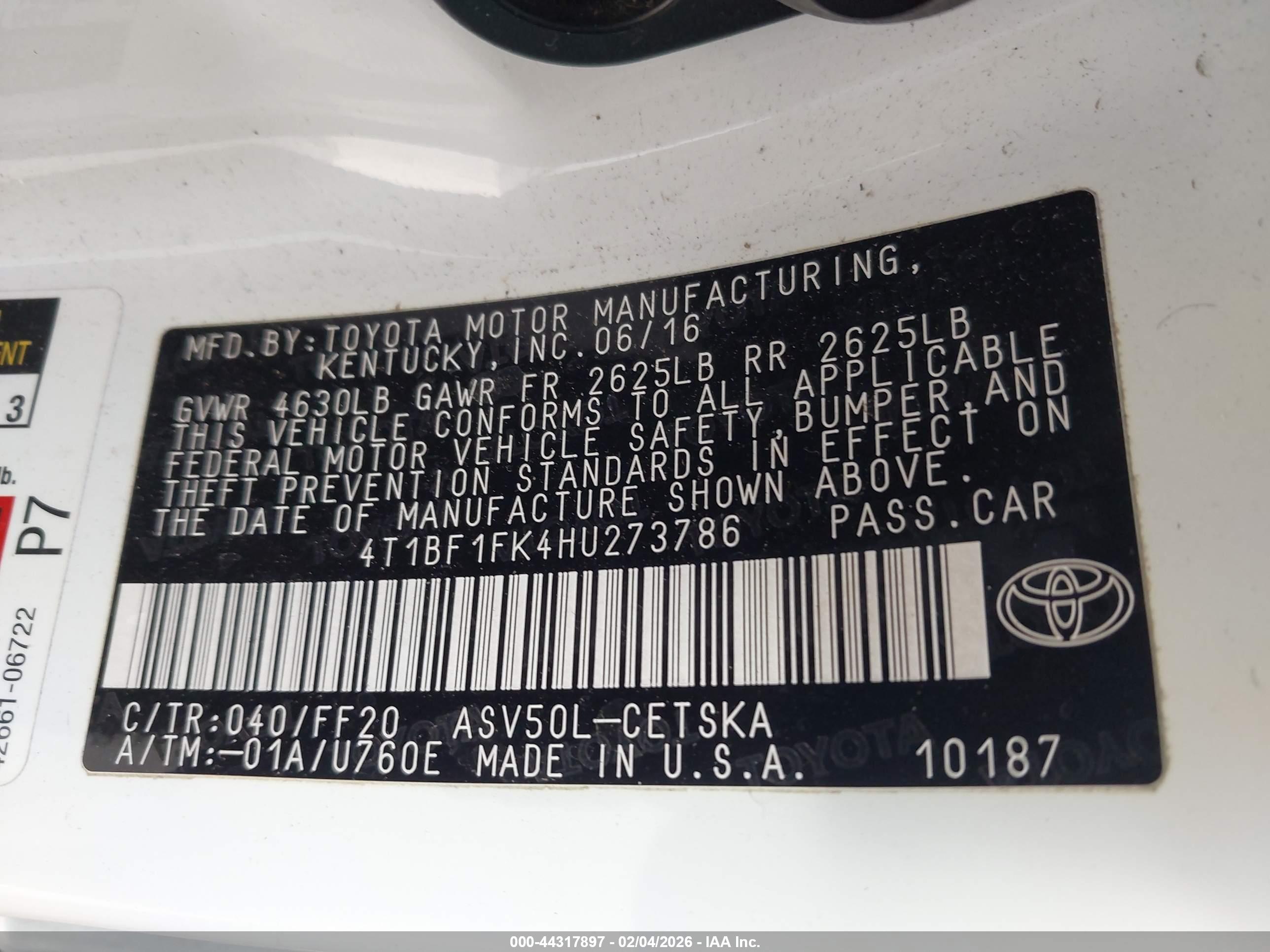 TOYOTA CAMRY image 9