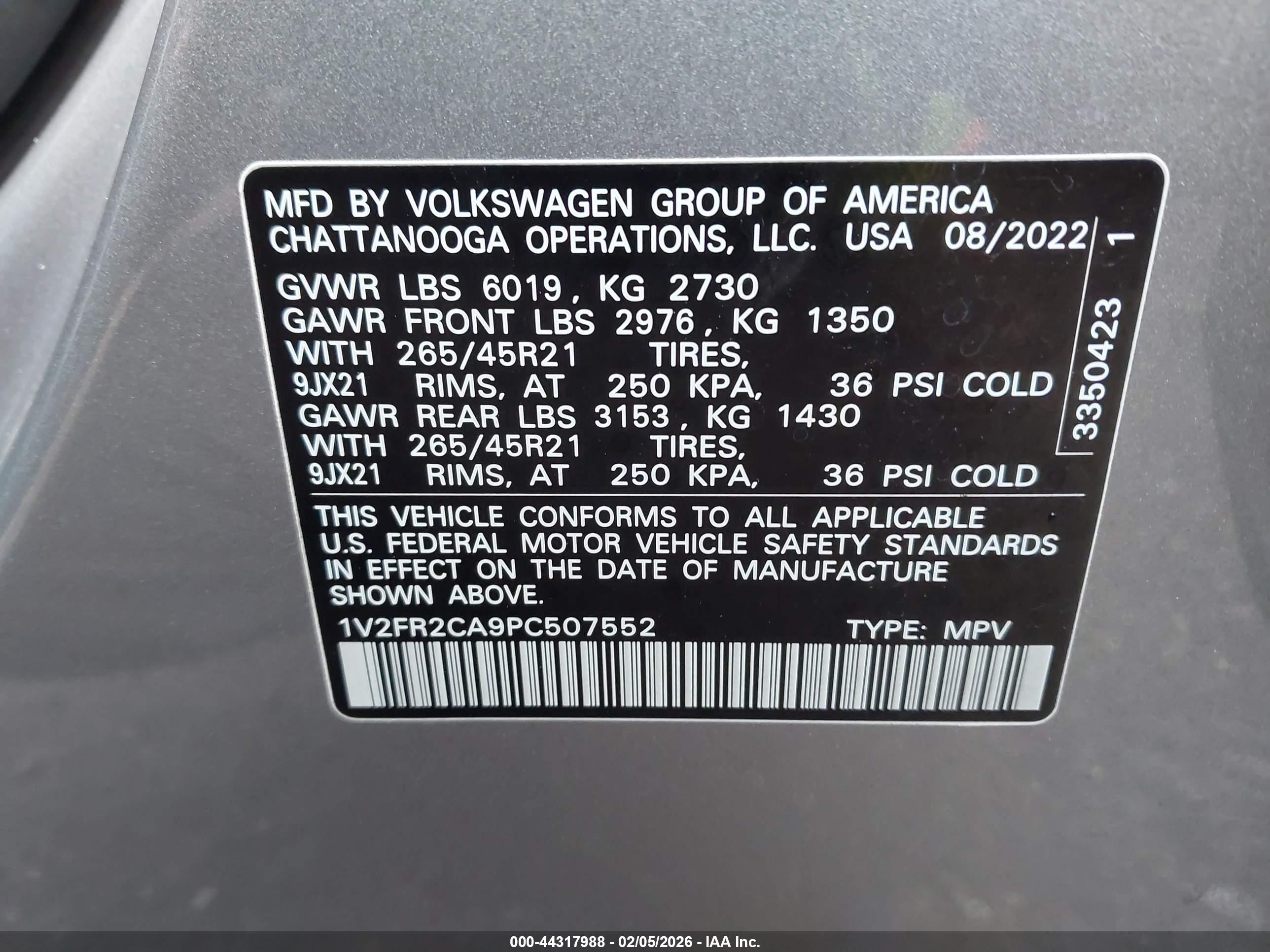 VOLKSWAGEN ATLAS image 9