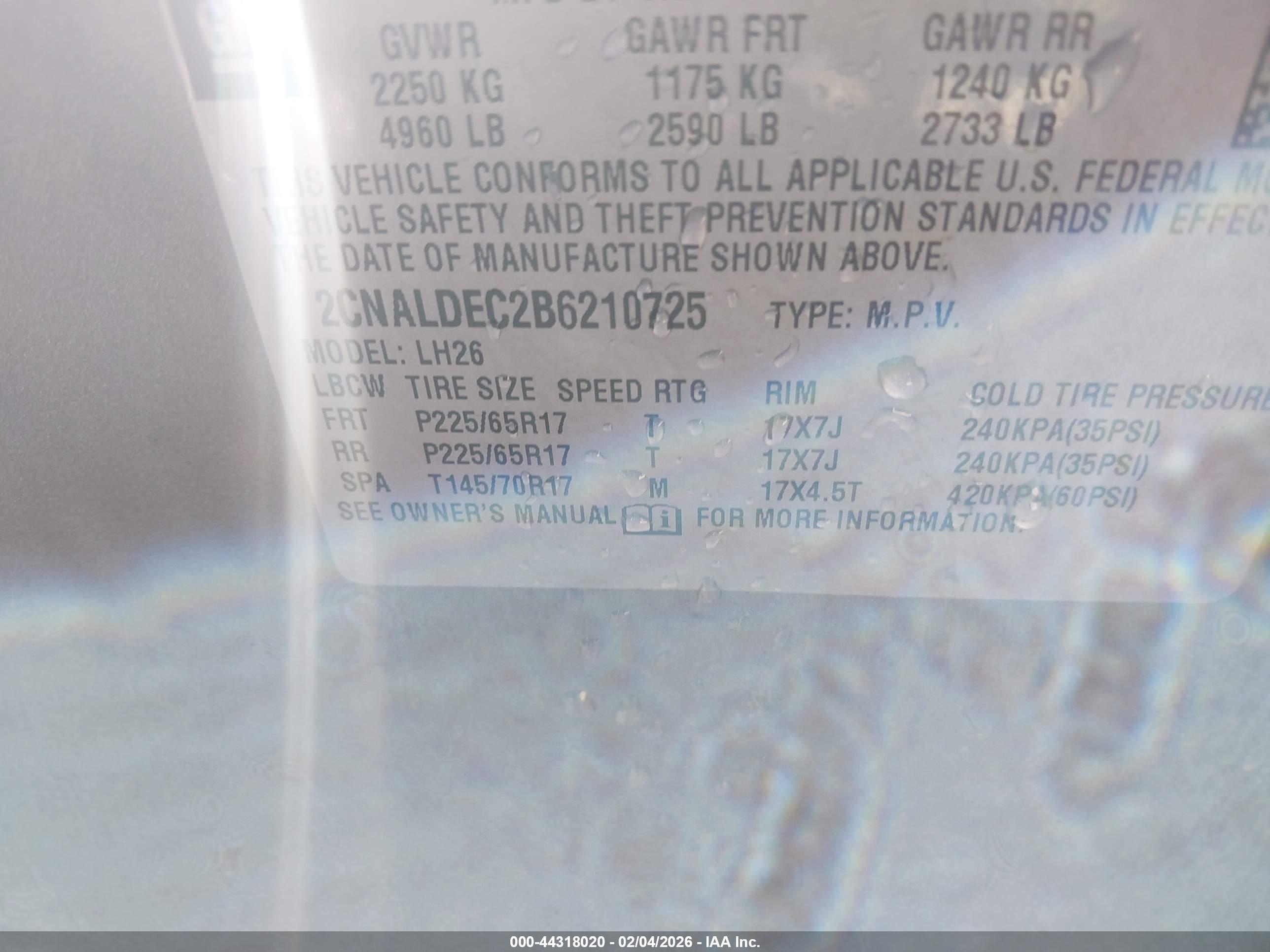 CHEVROLET EQUINOX image 9