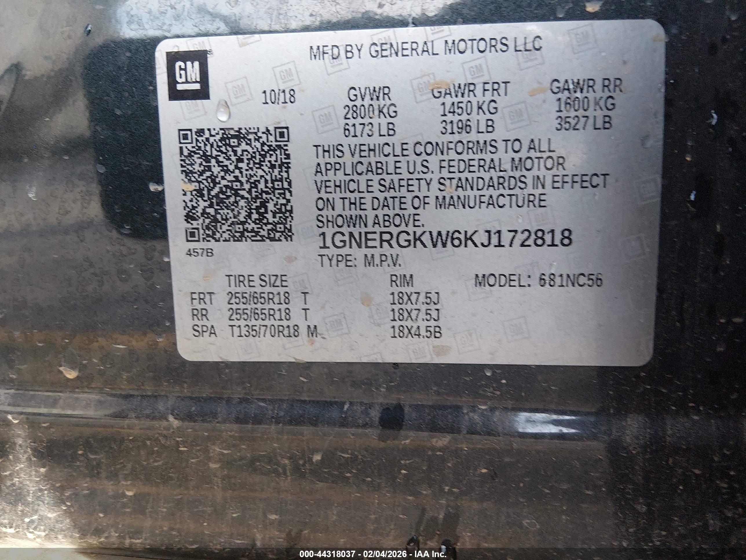 CHEVROLET TRAVERSE image 9