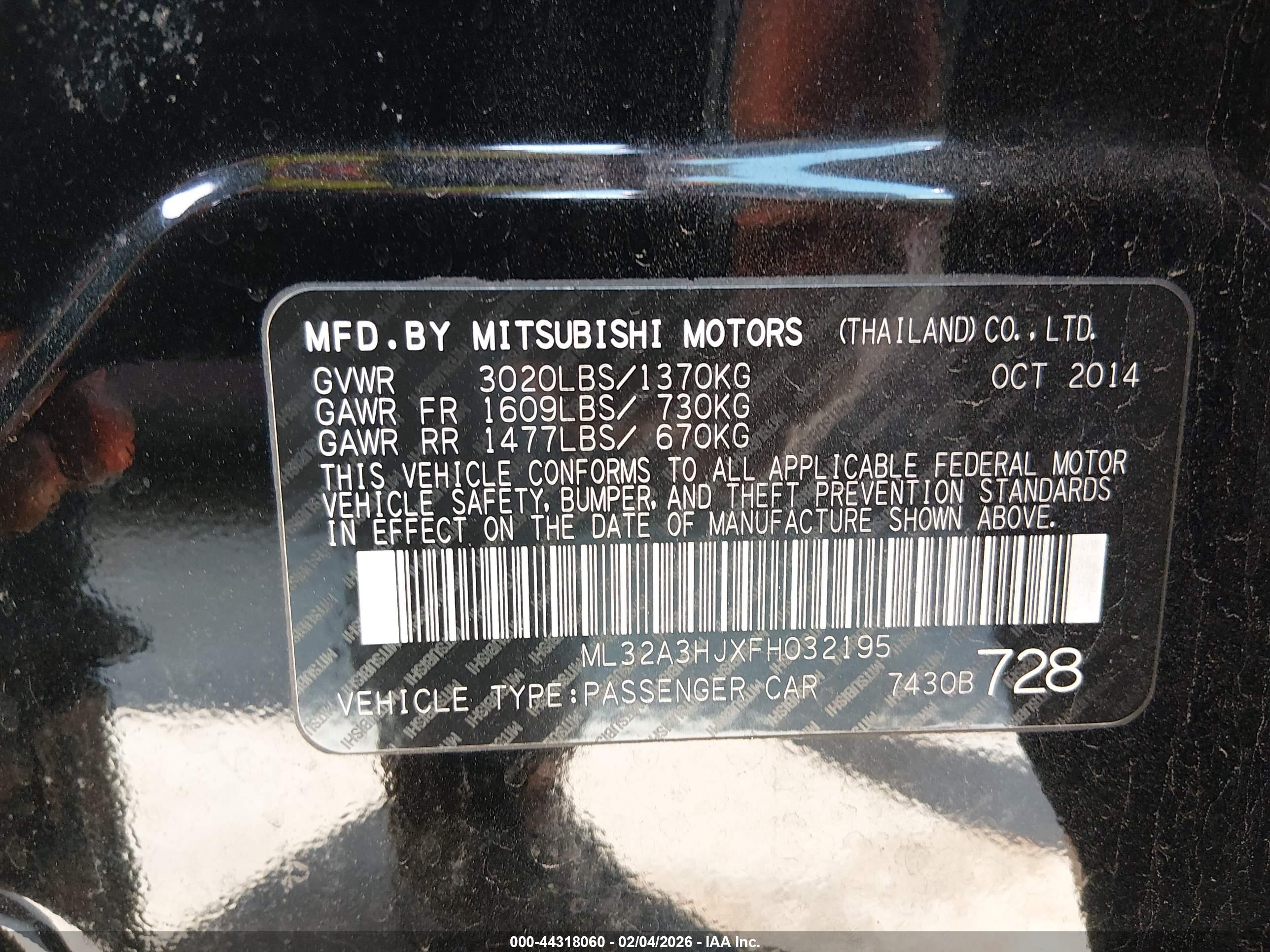 MITSUBISHI MIRAGE image 9