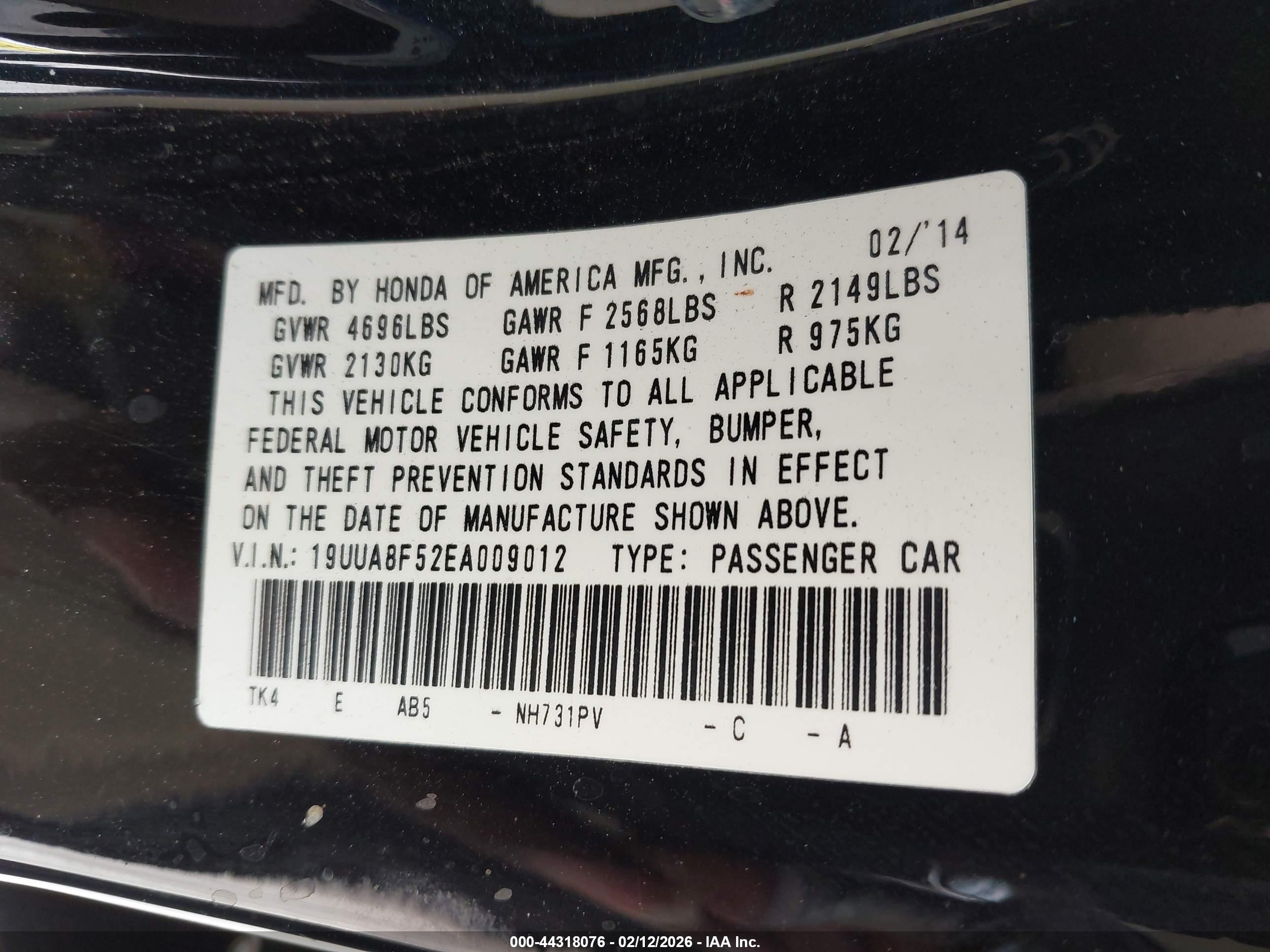 ACURA TL image 9