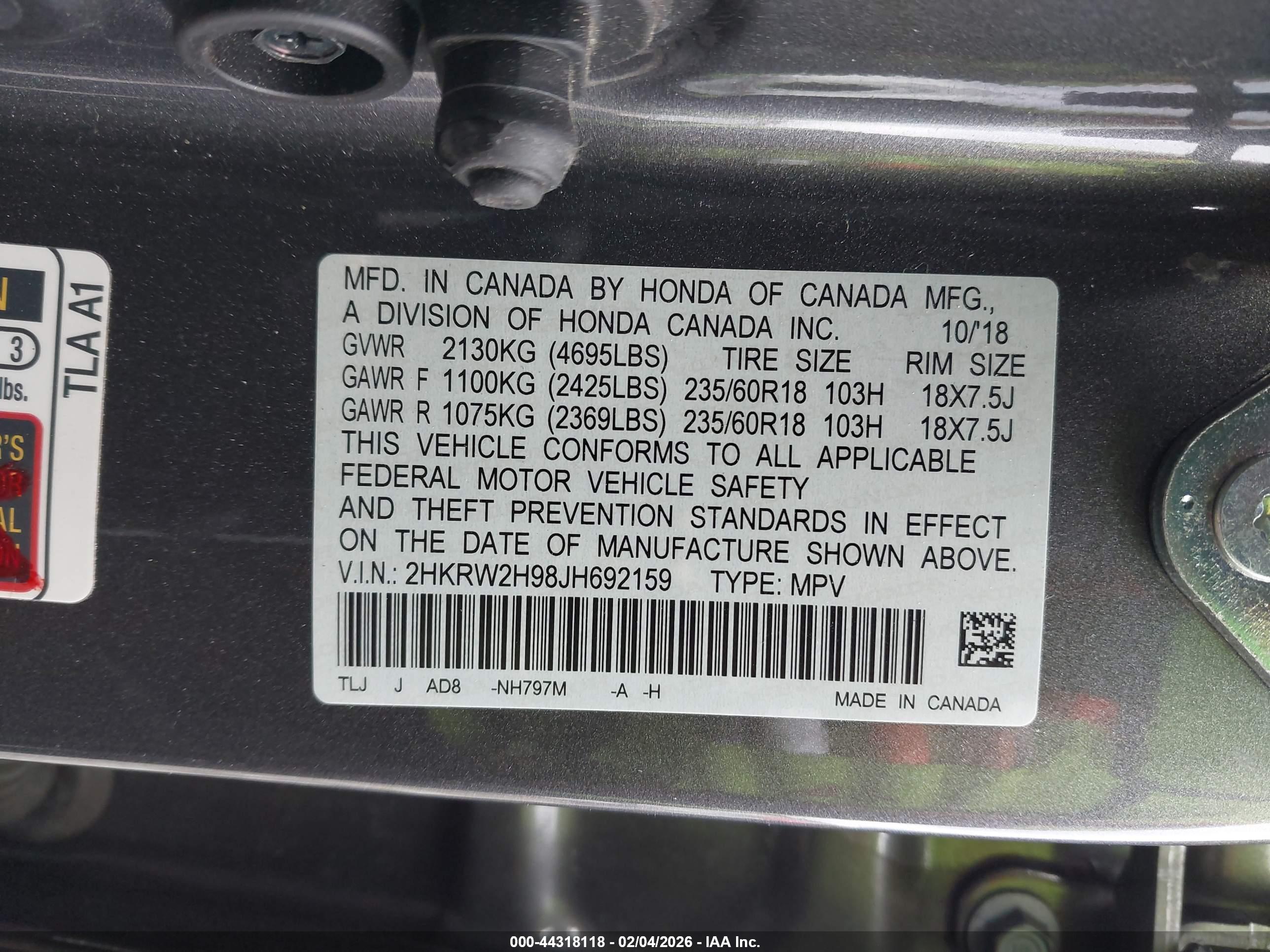 HONDA CR-V image 9