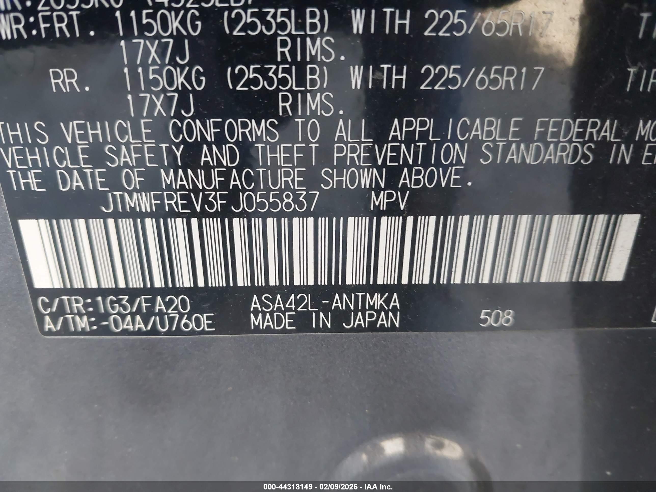 TOYOTA RAV4 image 9