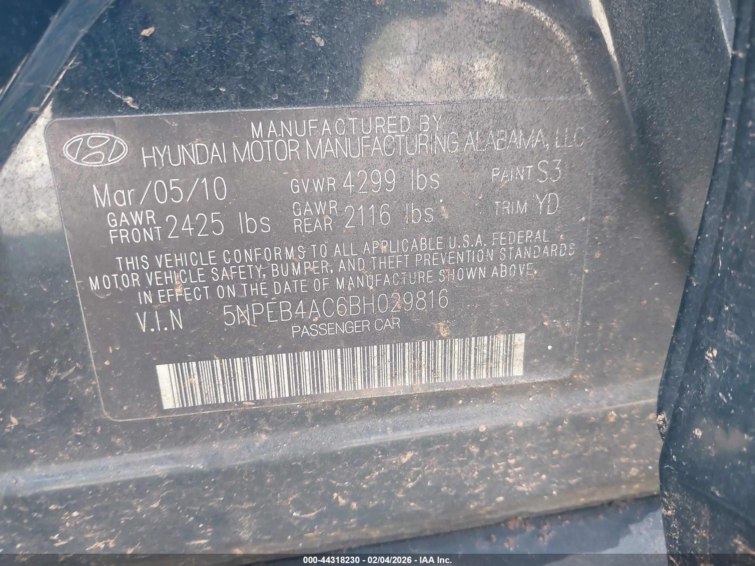HYUNDAI SONATA image 9