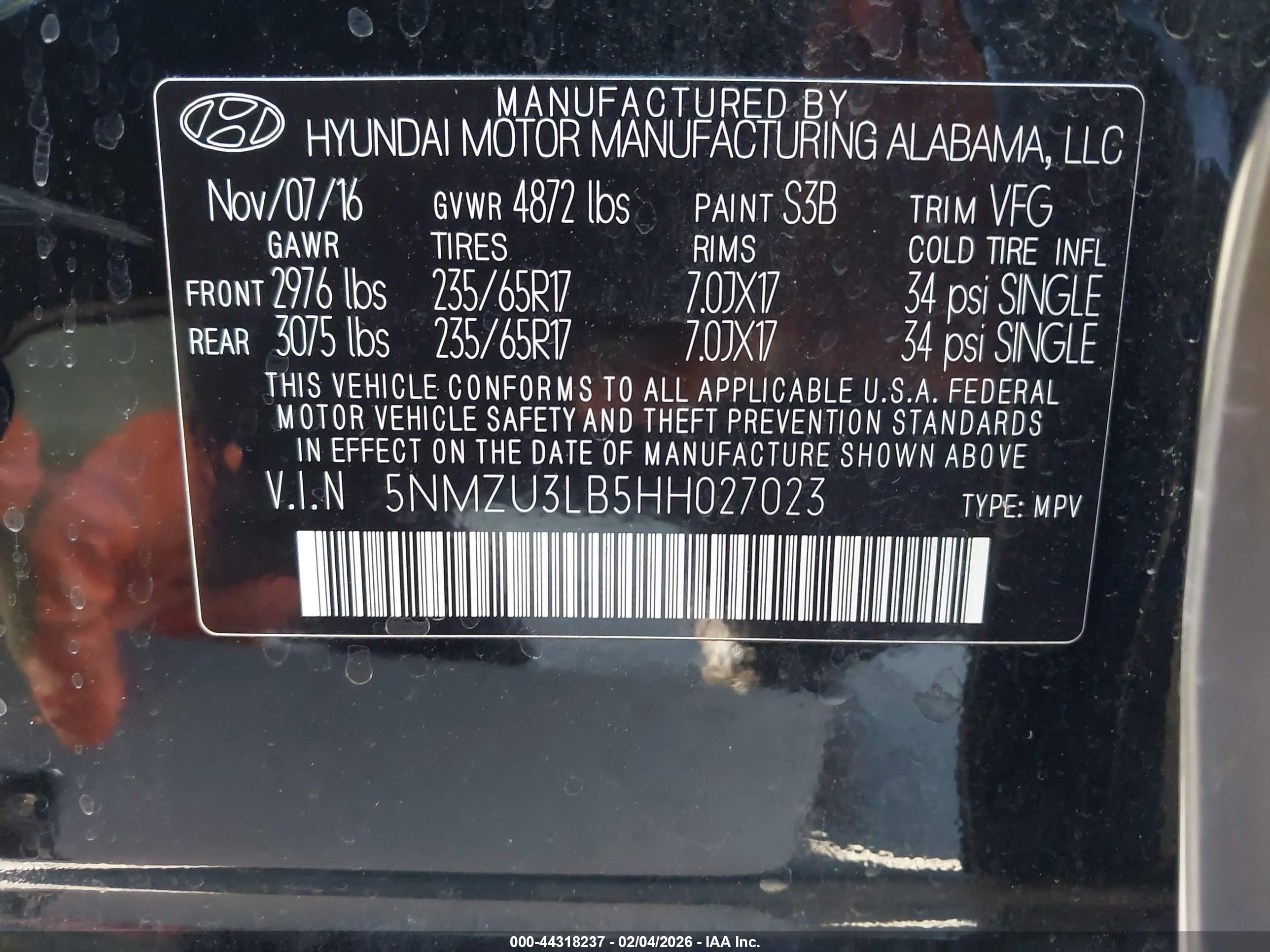 HYUNDAI SANTA image 9