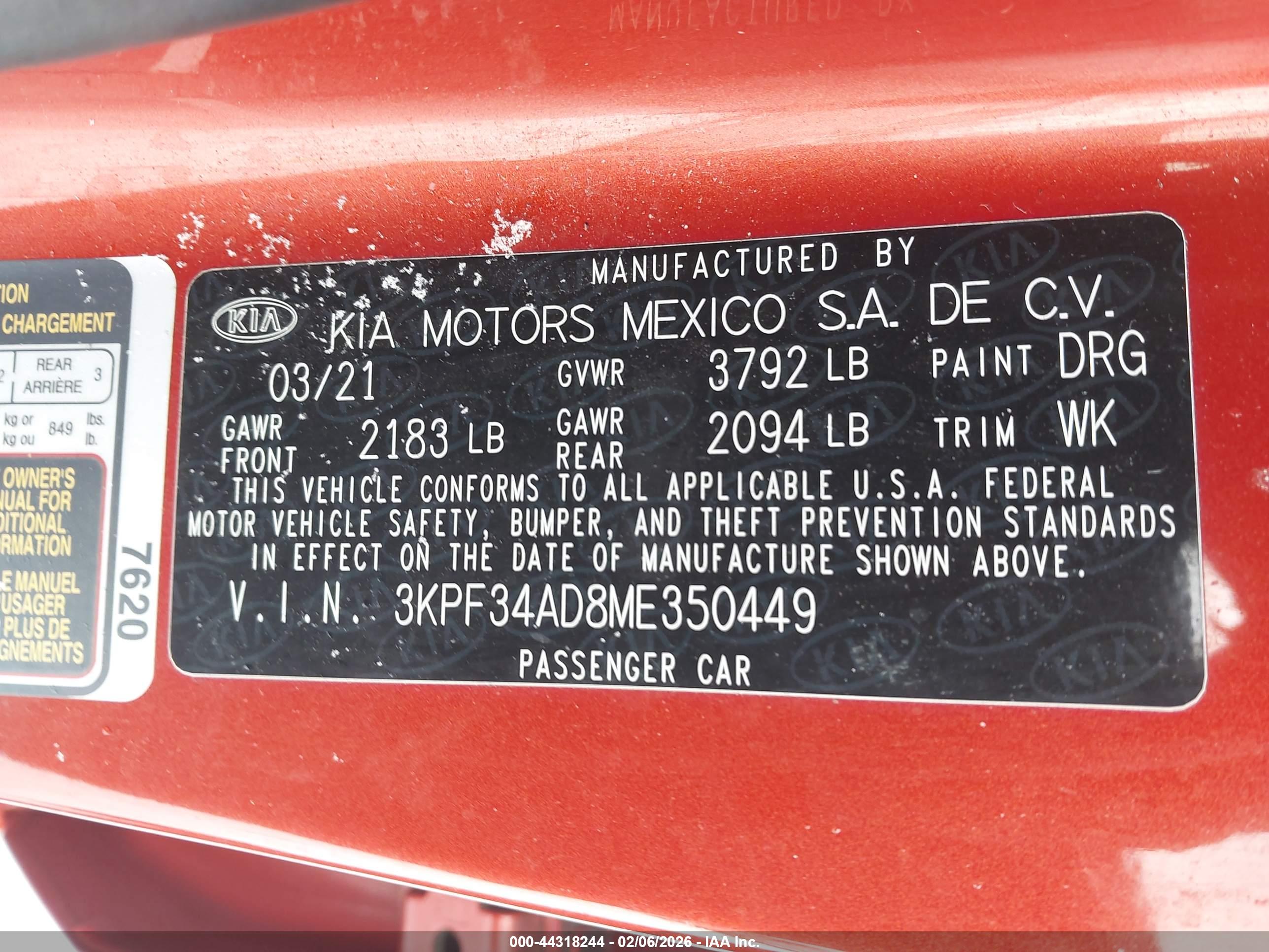 KIA FORTE image 9