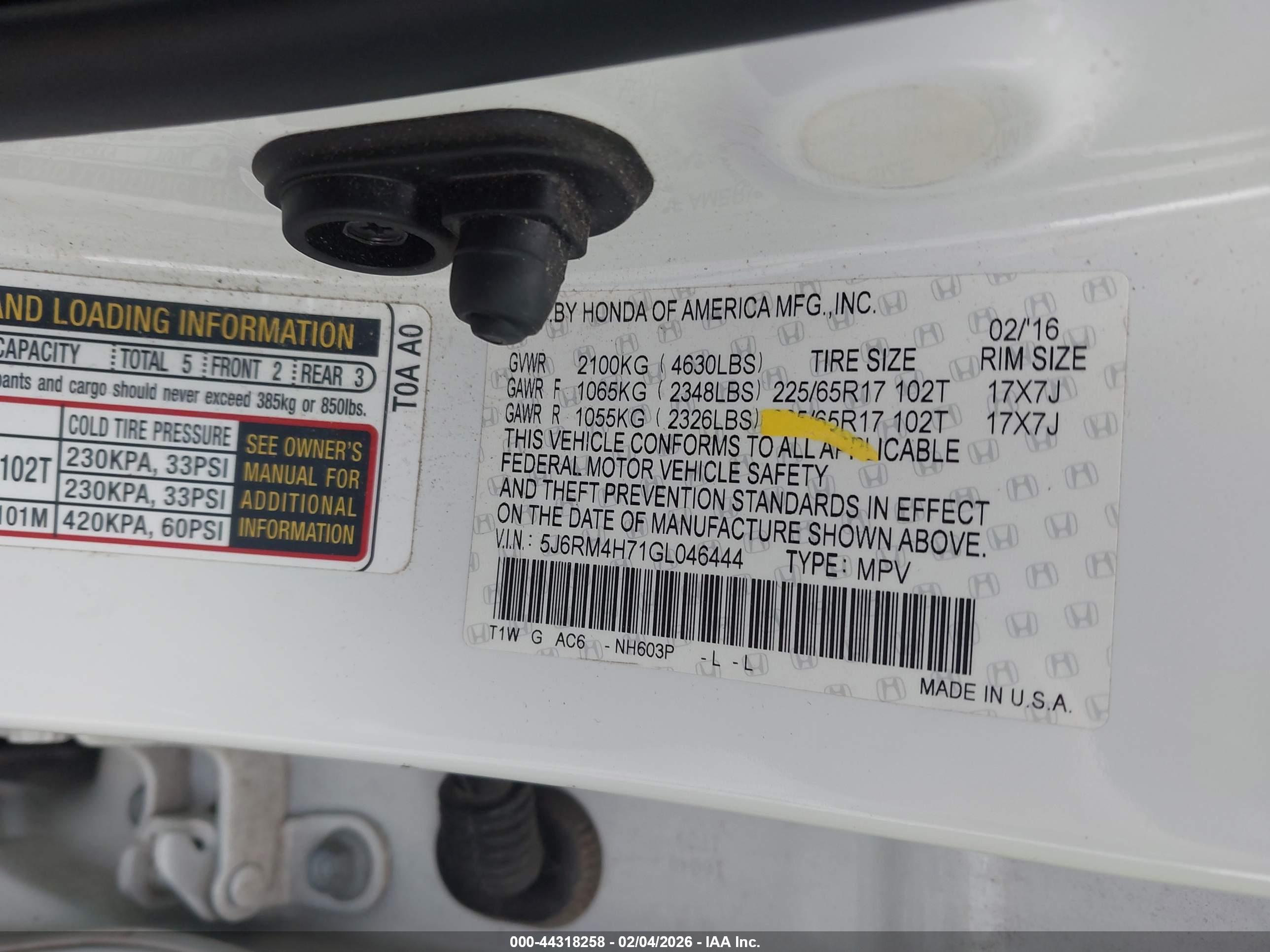 HONDA CR-V image 9