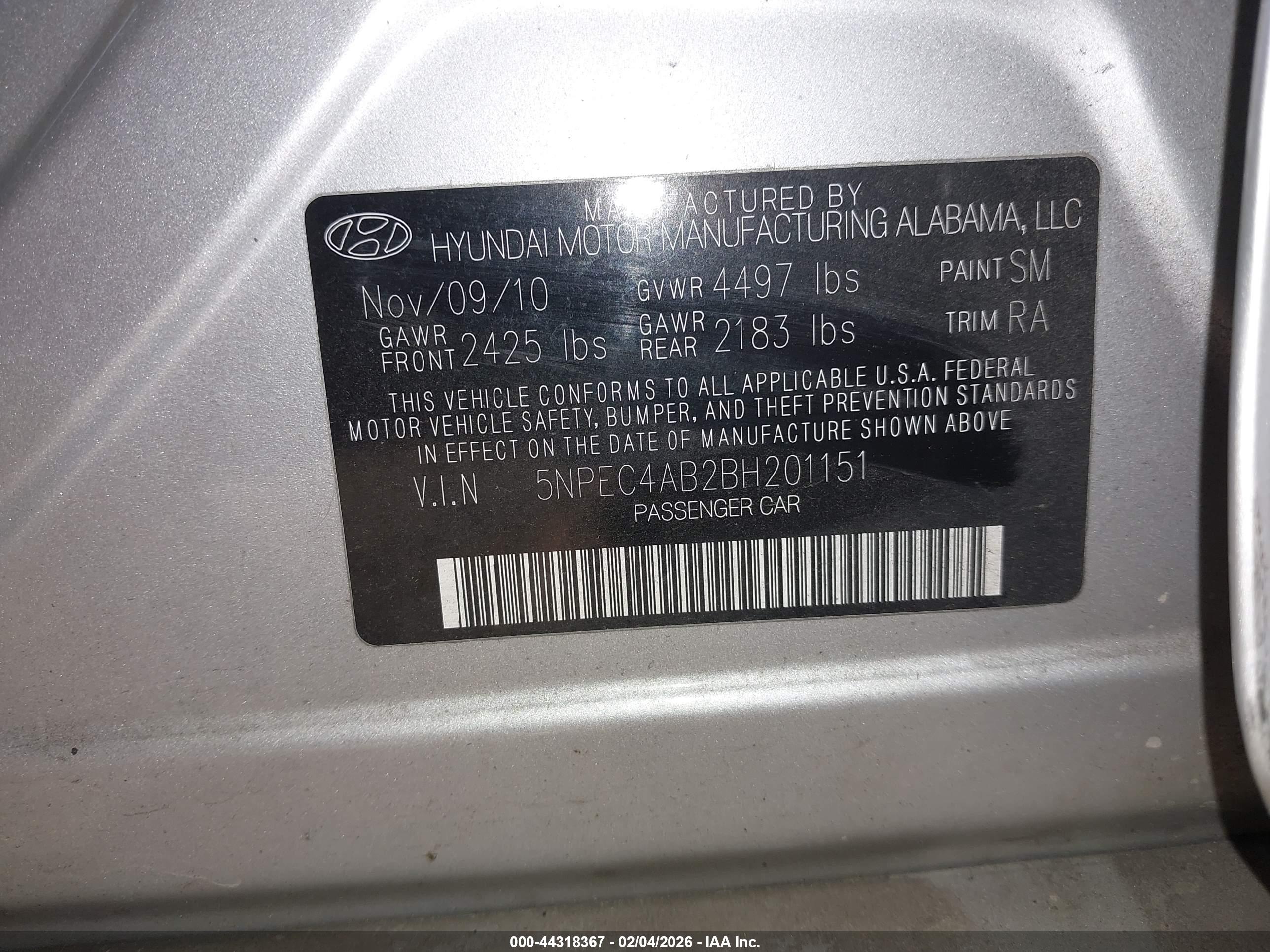 HYUNDAI SONATA image 9