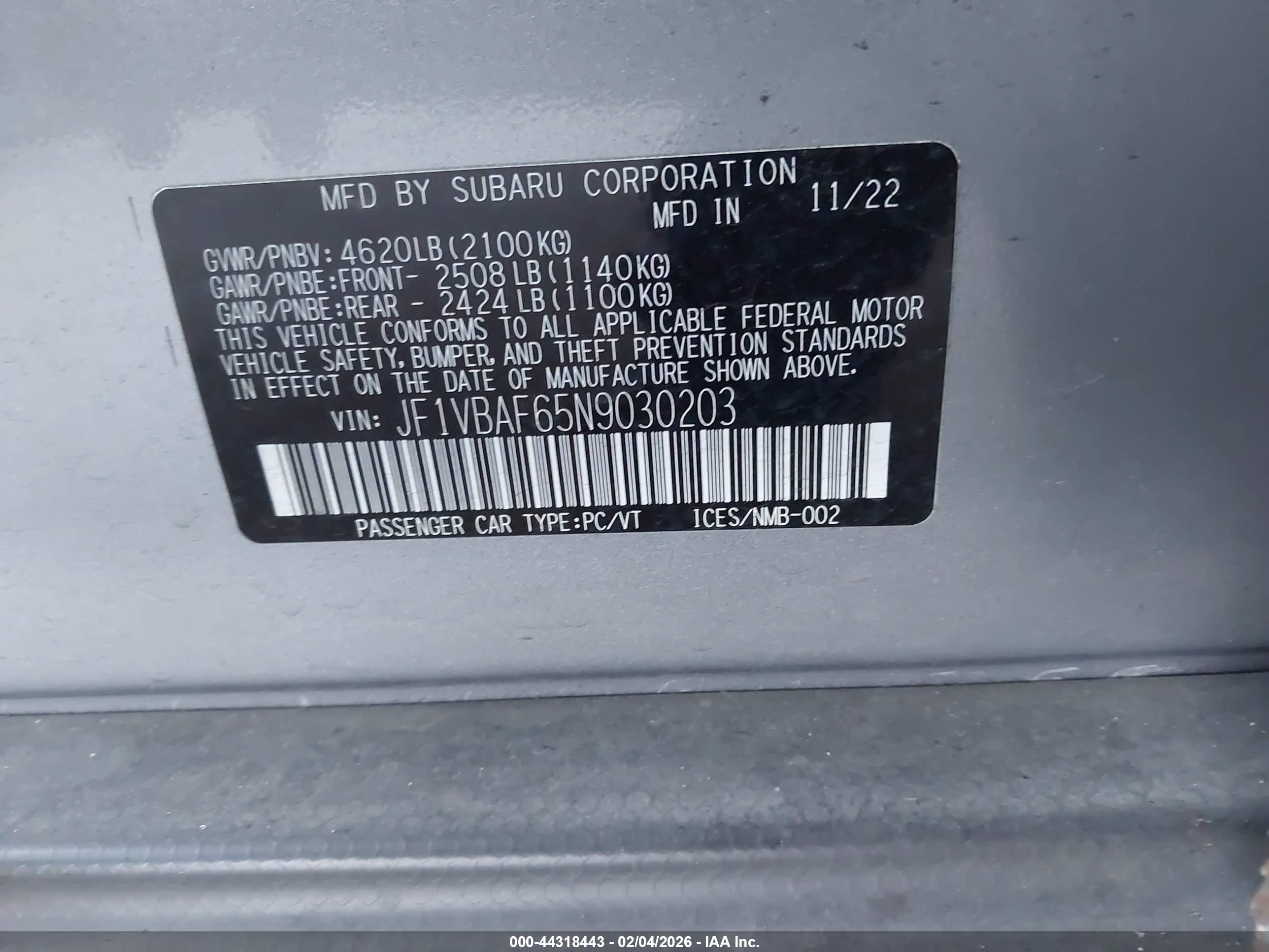 SUBARU WRX image 9