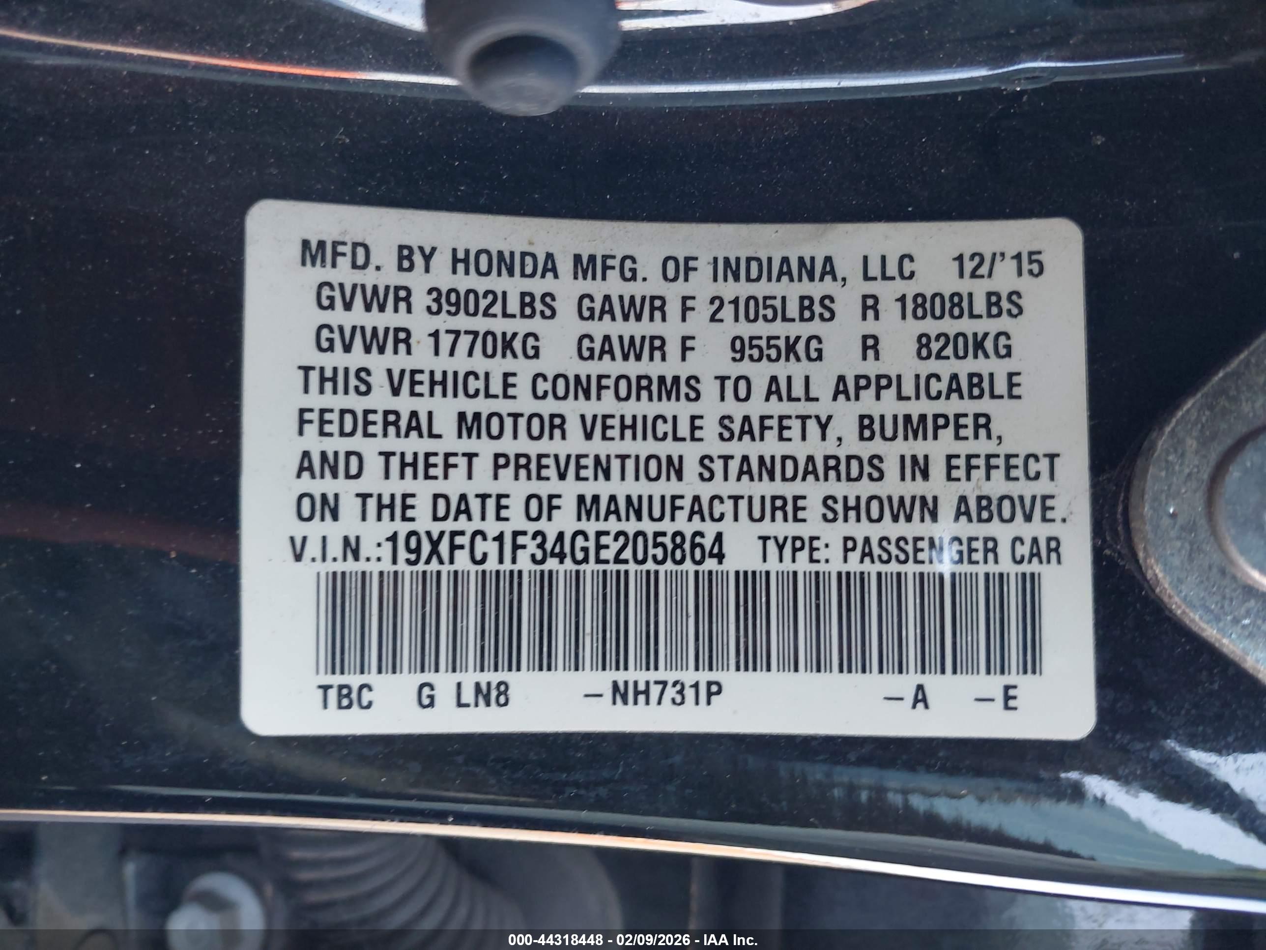 HONDA CIVIC image 9