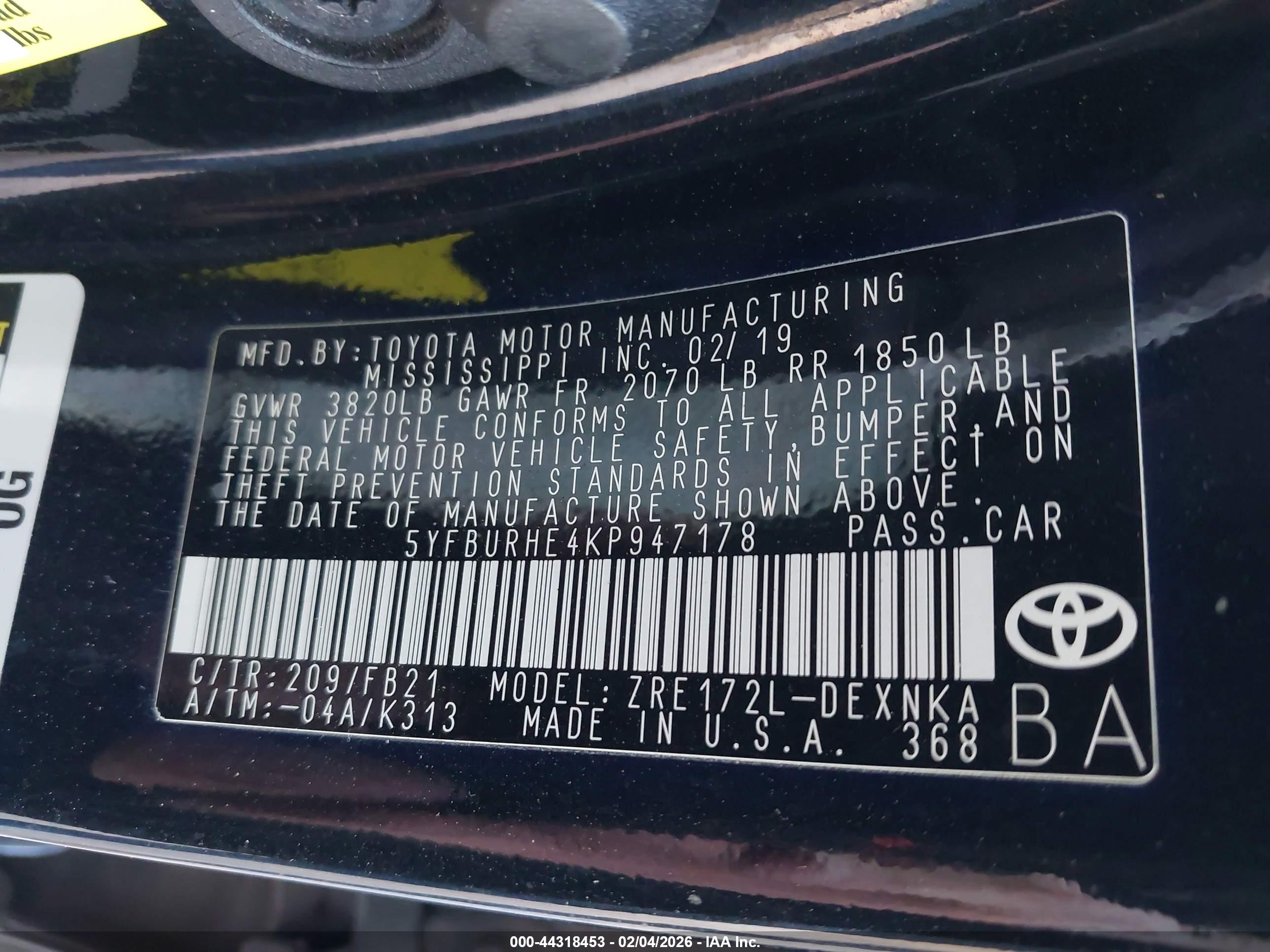 TOYOTA COROLLA image 9