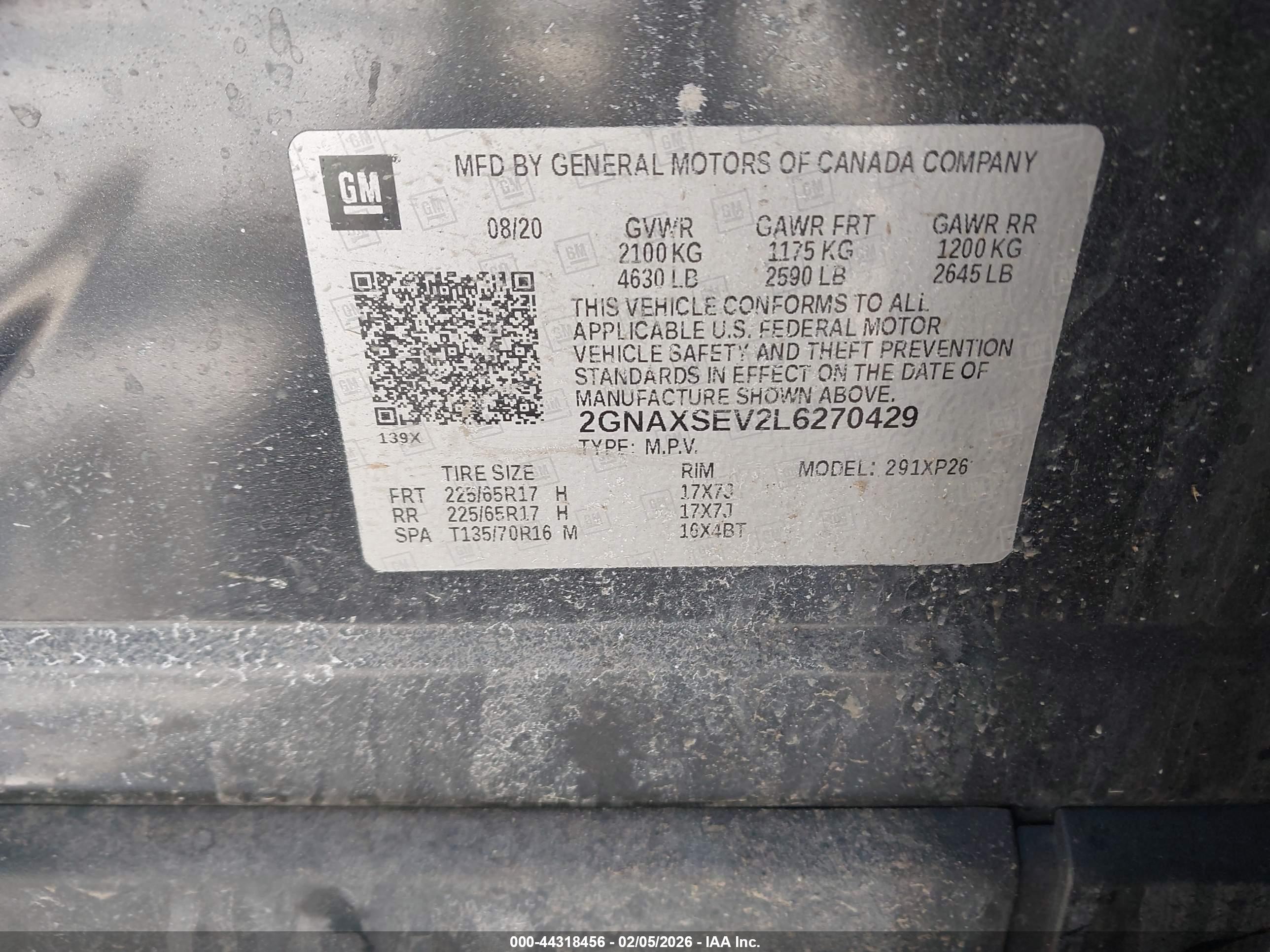 CHEVROLET EQUINOX image 9
