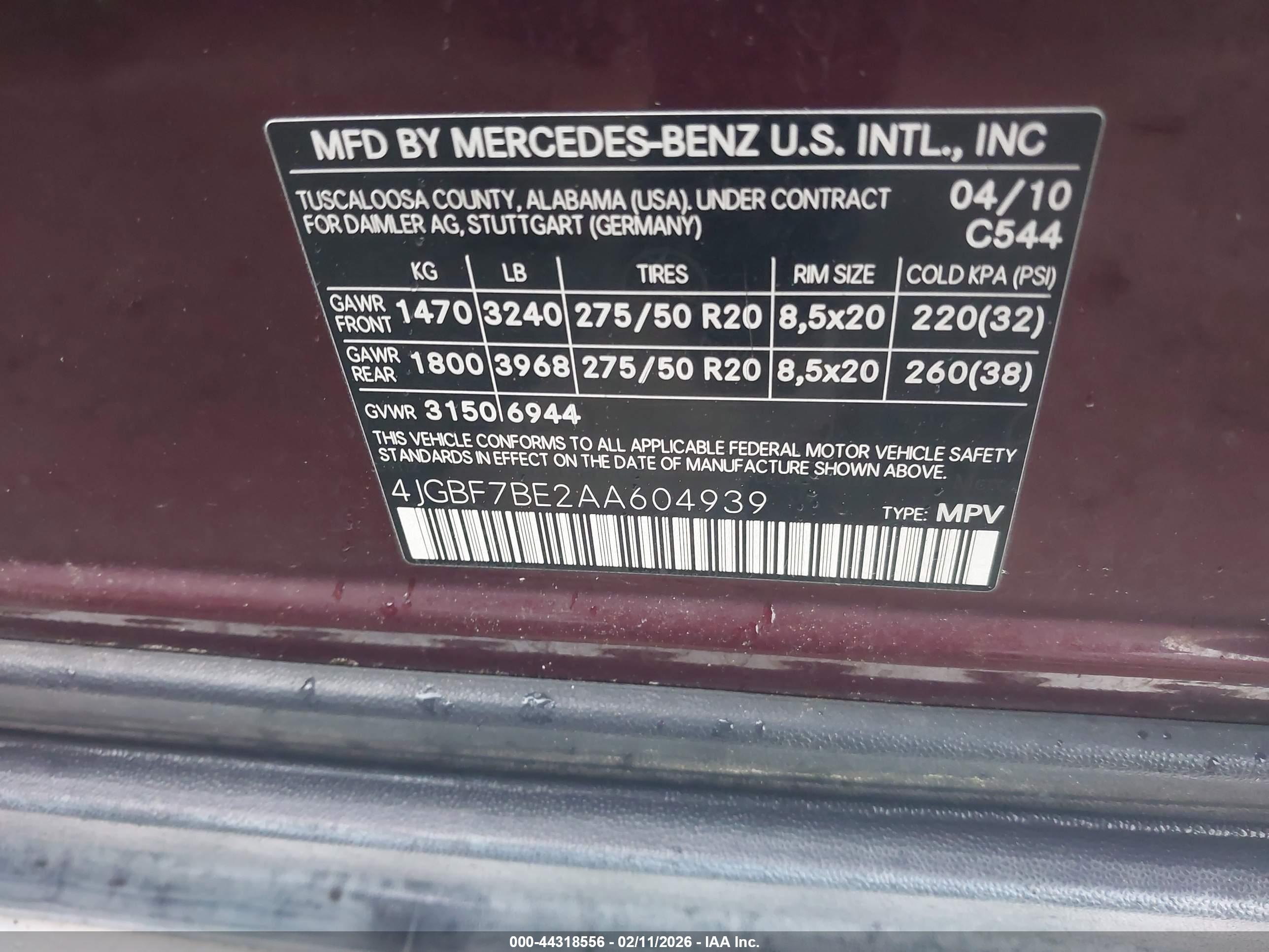 MERCEDES-BENZ GL image 9