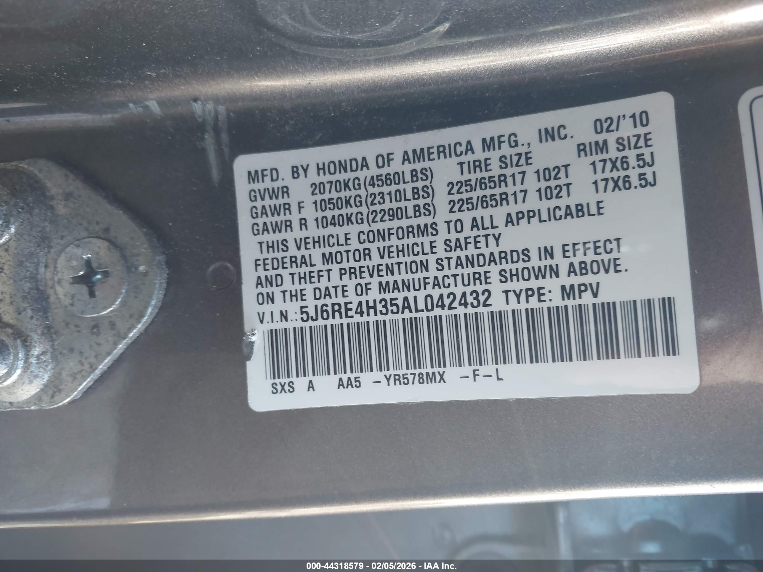 HONDA CR-V image 9