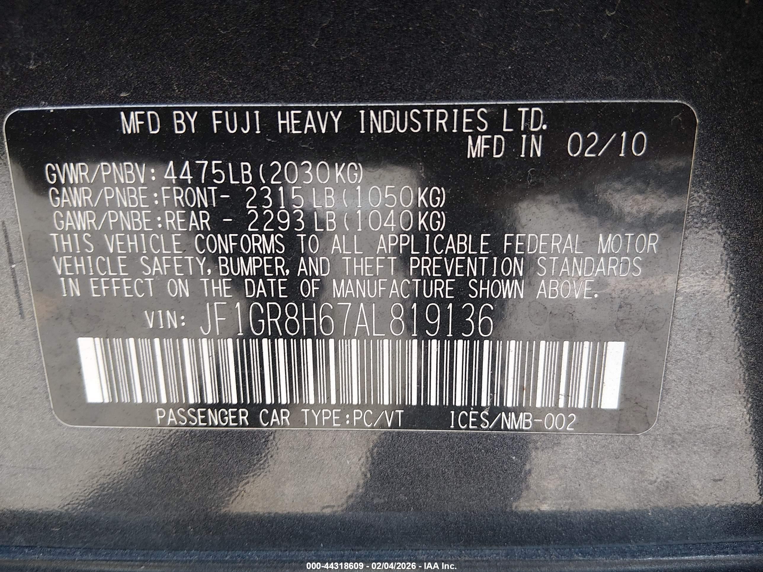 SUBARU IMPREZA image 9