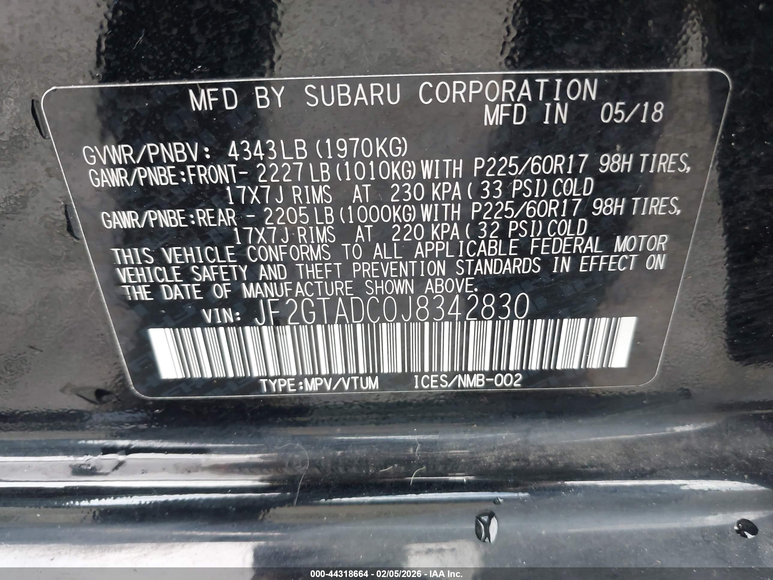 SUBARU CROSSTREK image 9