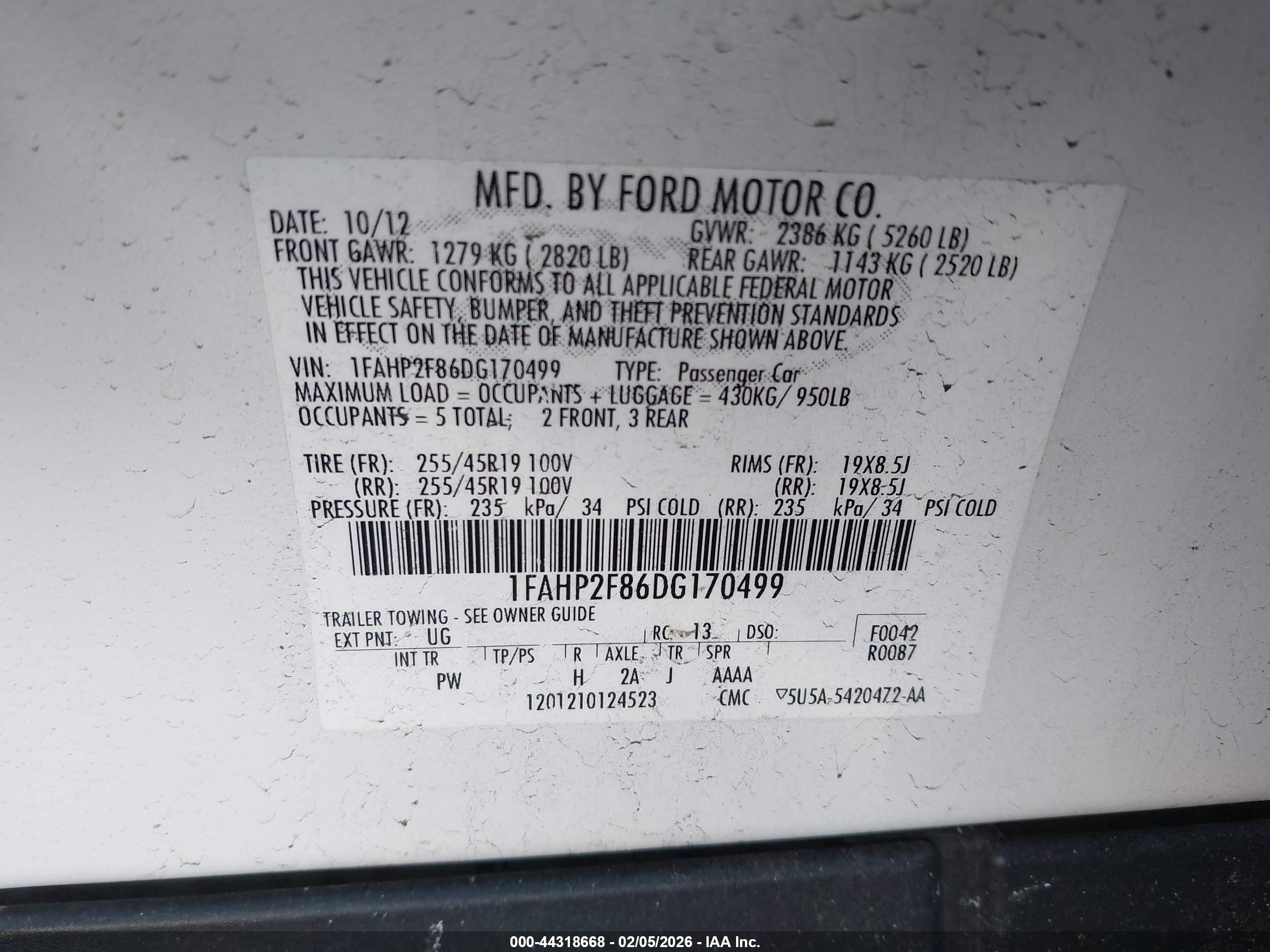 FORD TAURUS image 9