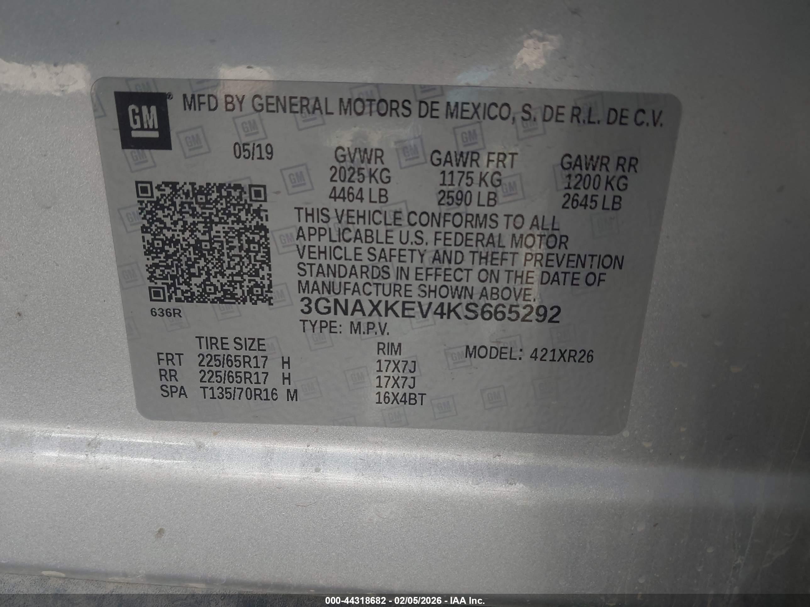 CHEVROLET EQUINOX image 9
