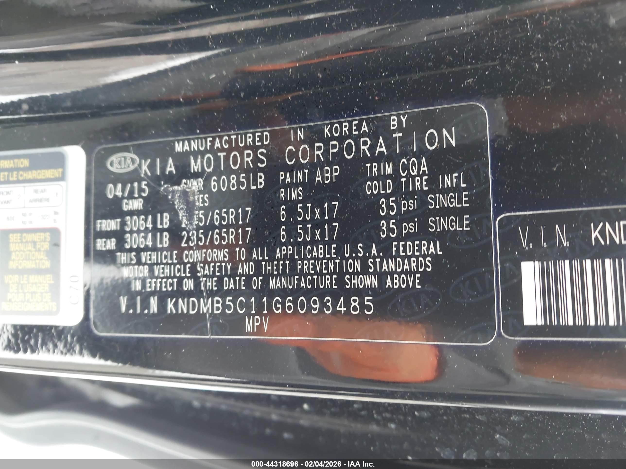 KIA SEDONA image 9