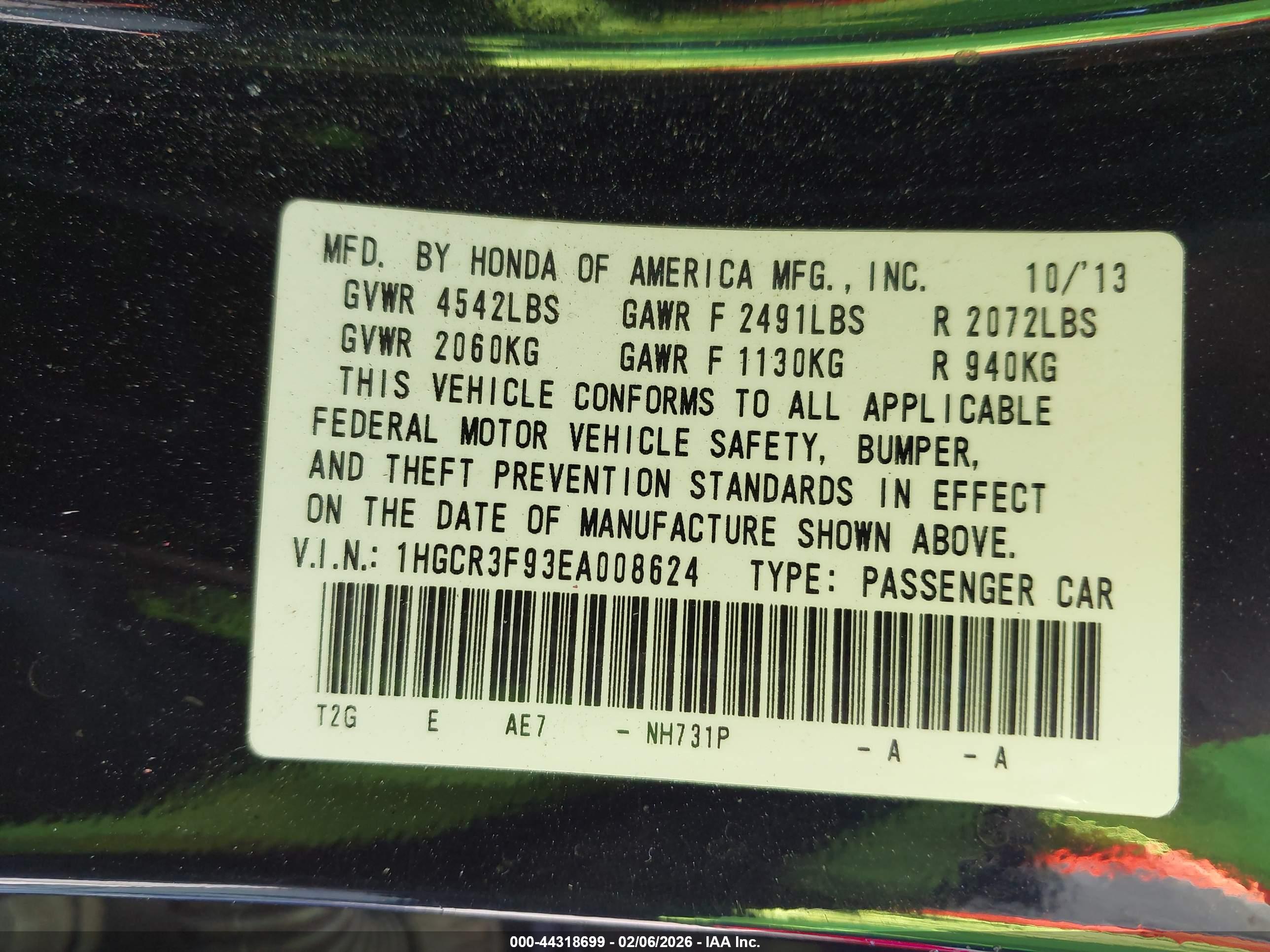 HONDA ACCORD image 9
