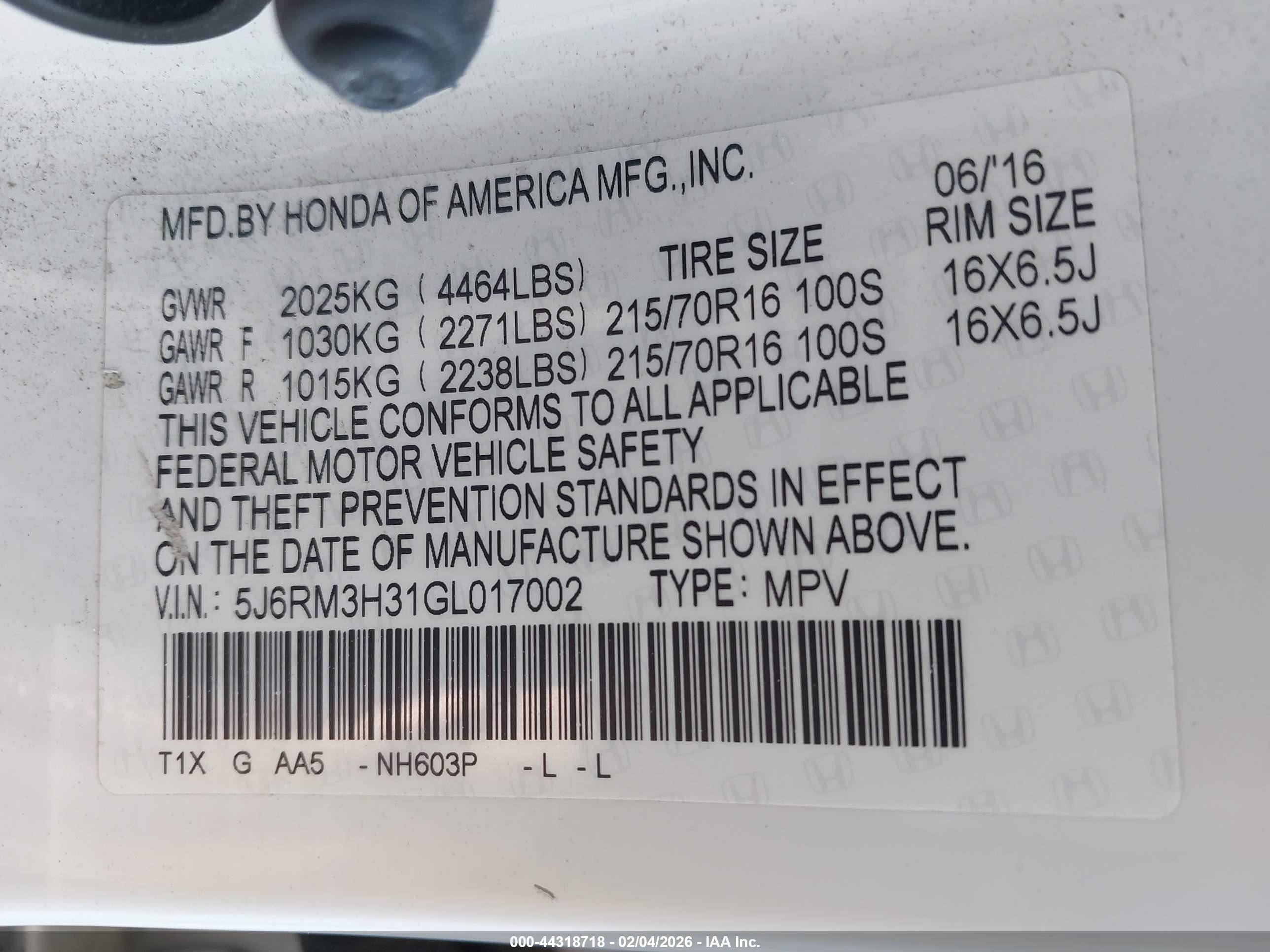 HONDA CR-V image 9