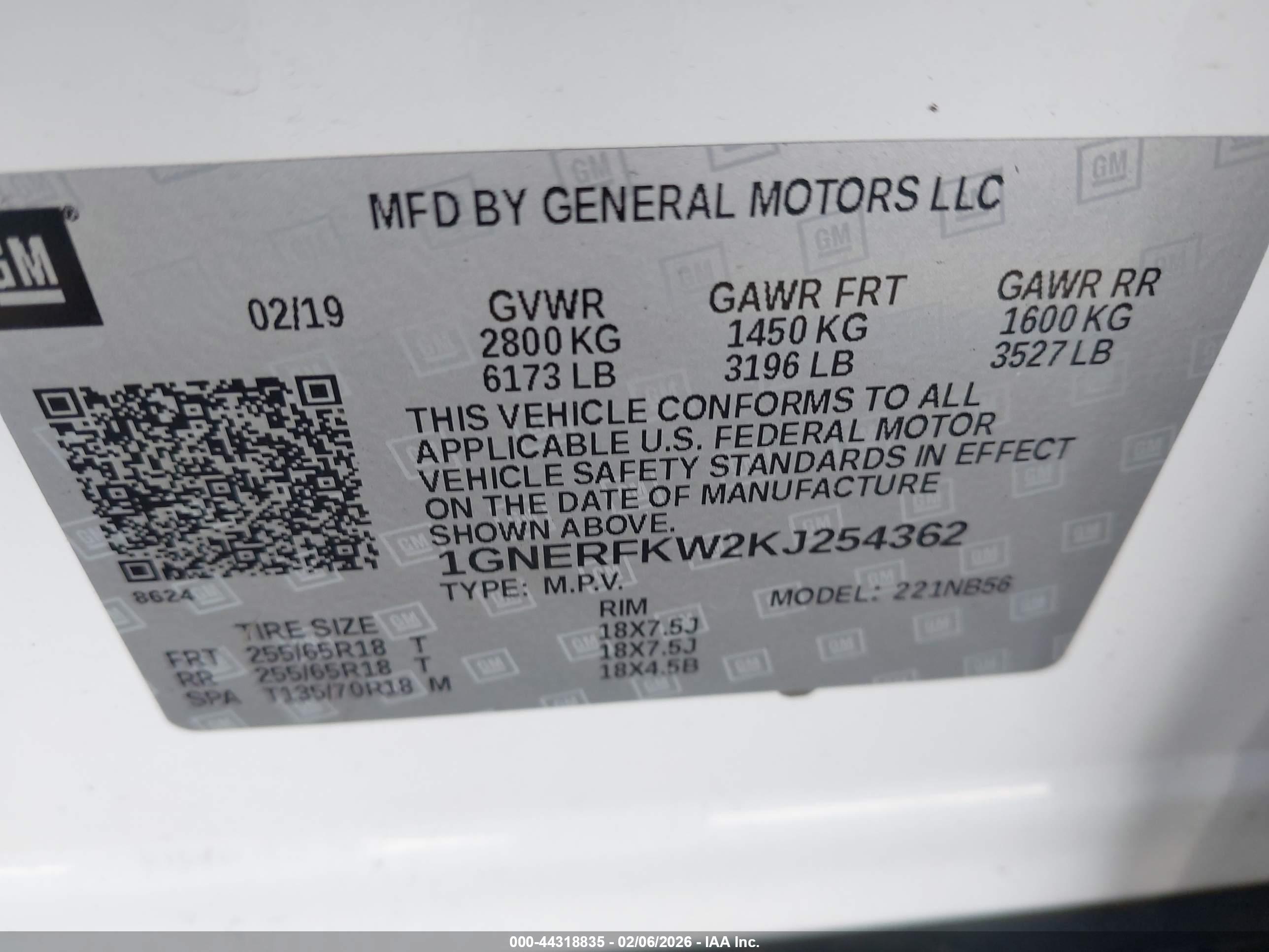 CHEVROLET TRAVERSE image 9