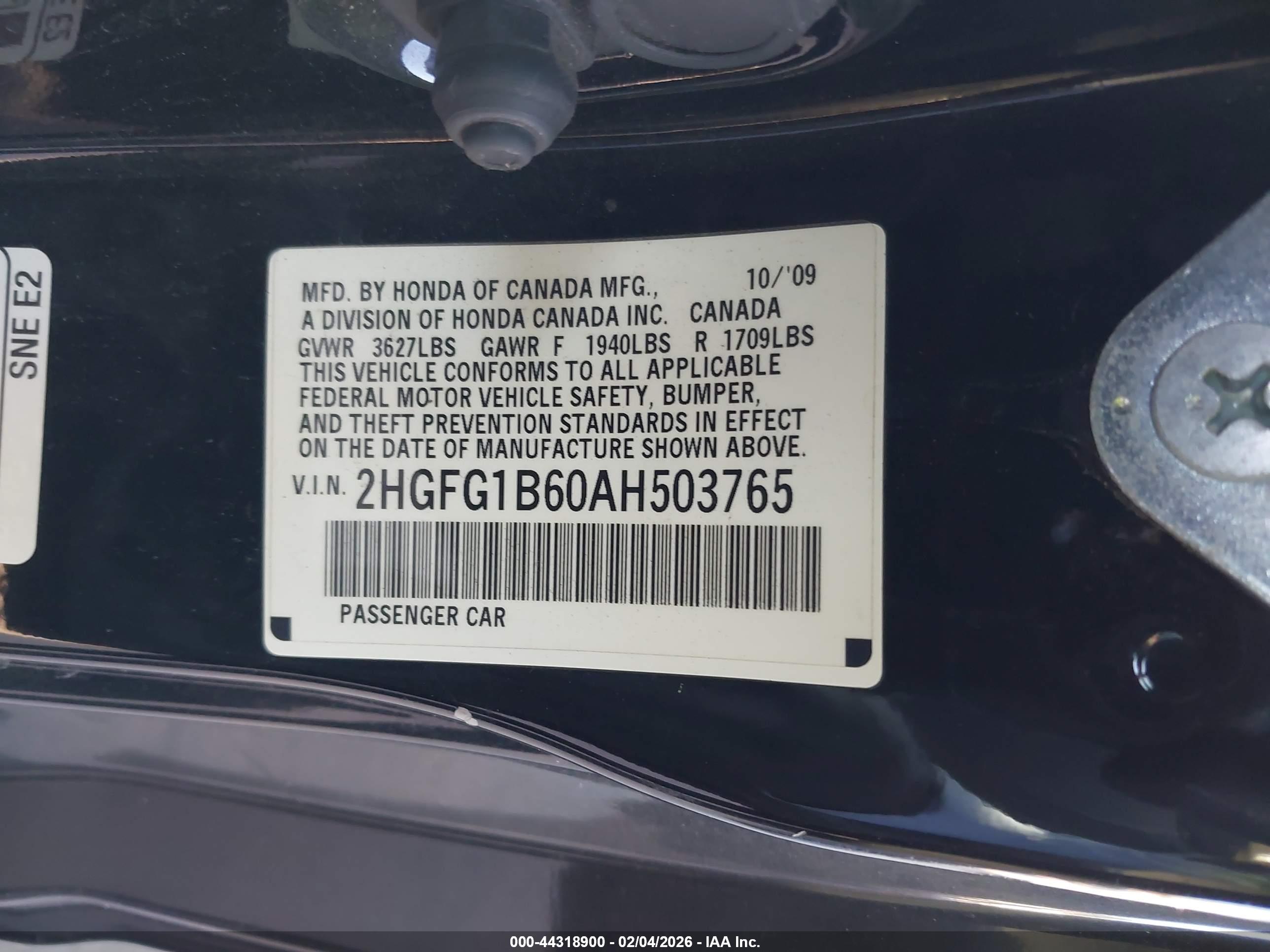 HONDA CIVIC image 9