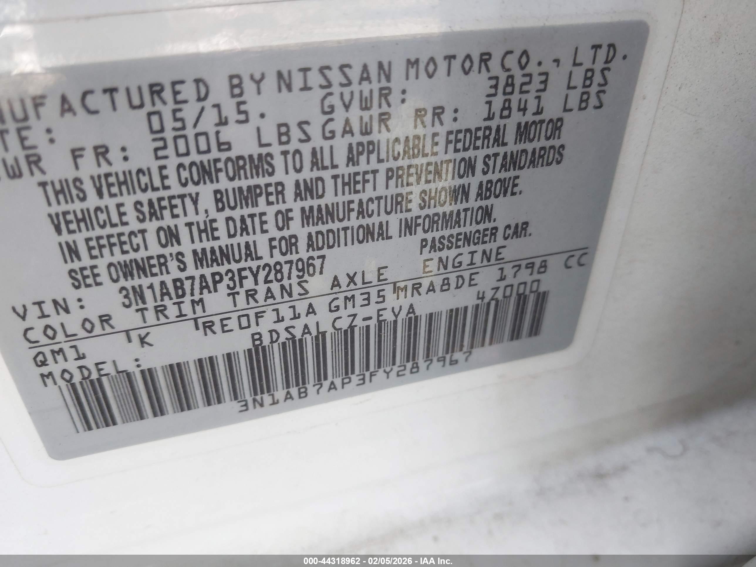 NISSAN SENTRA image 9