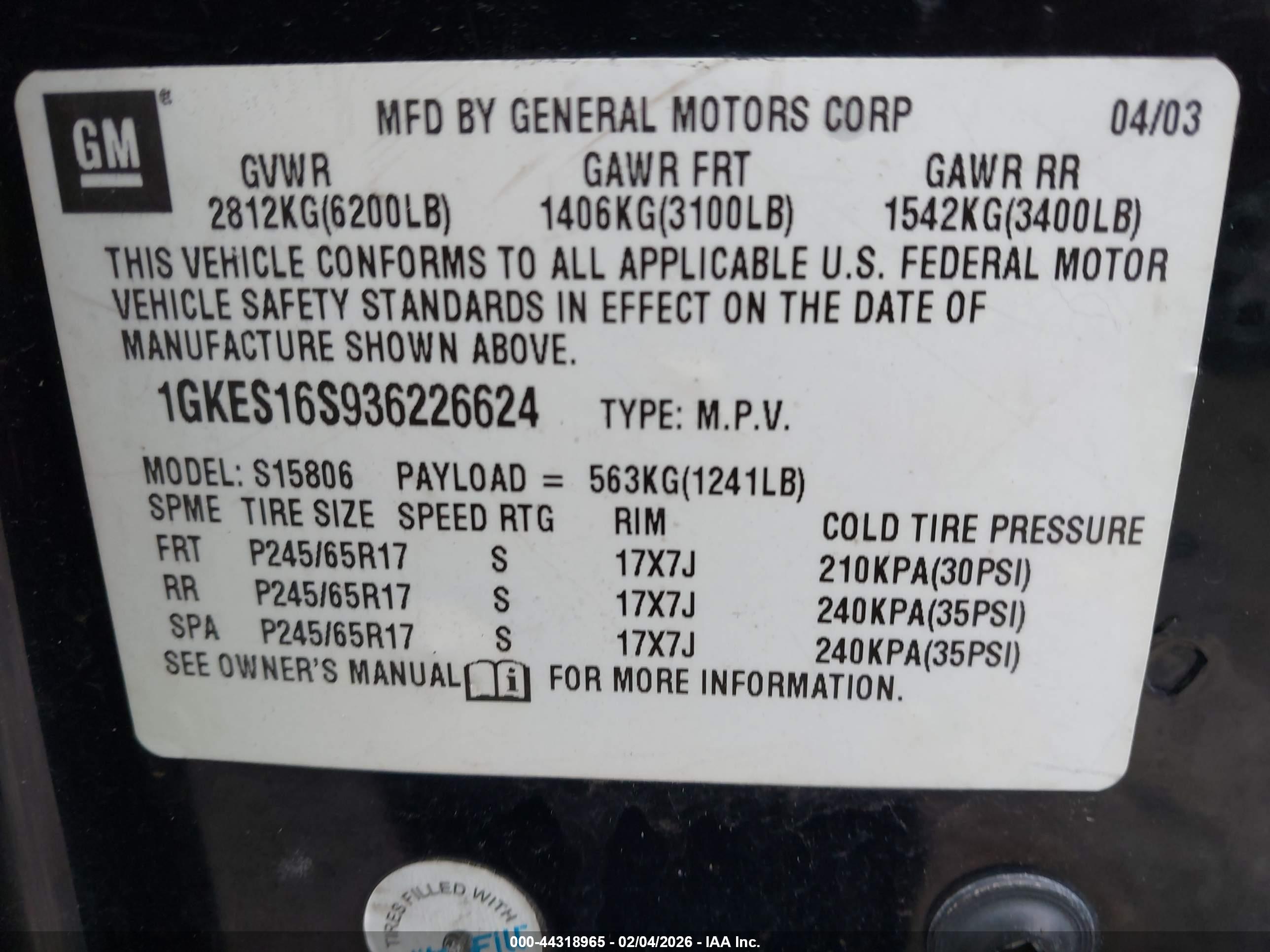 GMC ENVOY image 9