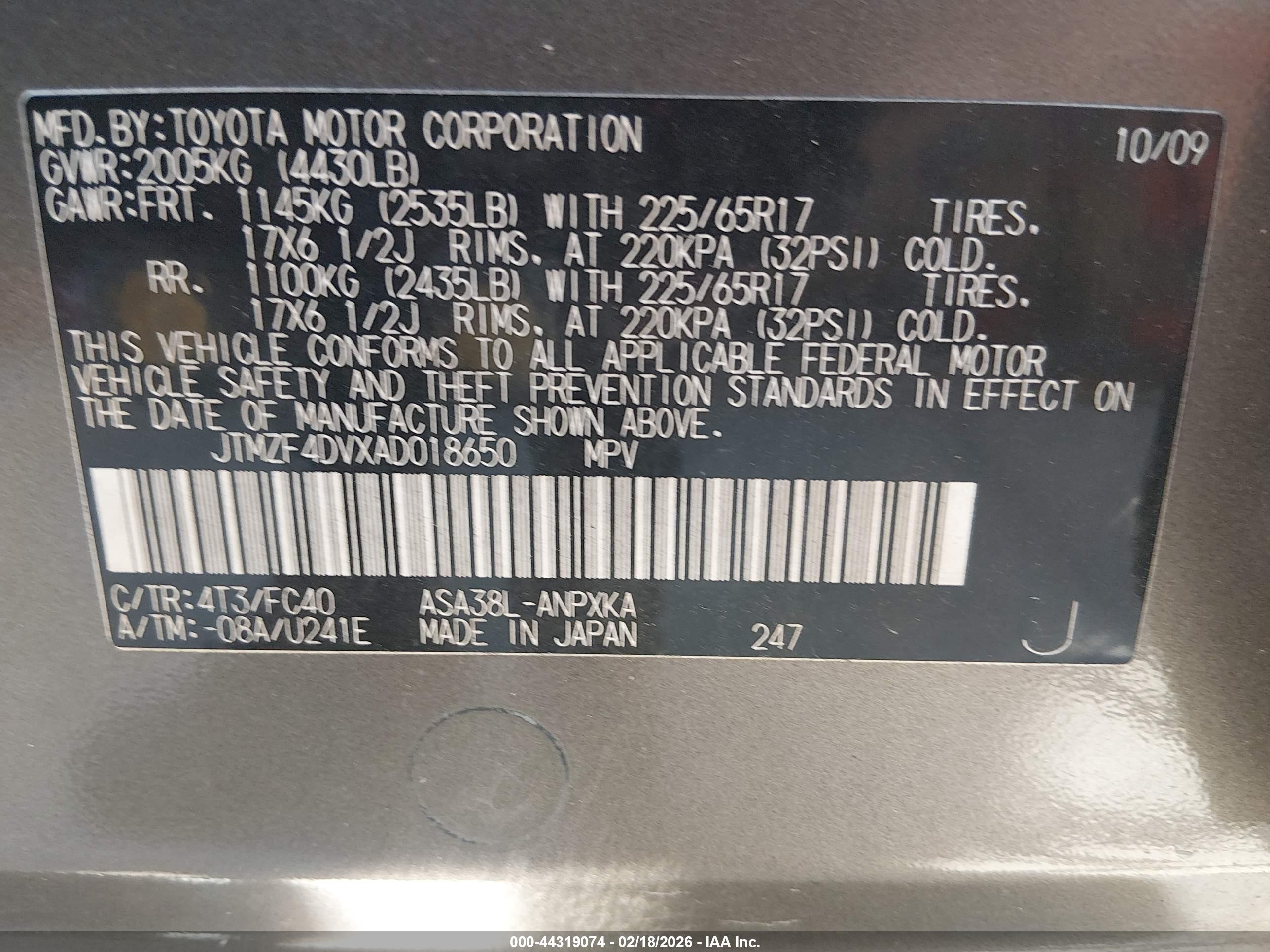 TOYOTA RAV4 image 9