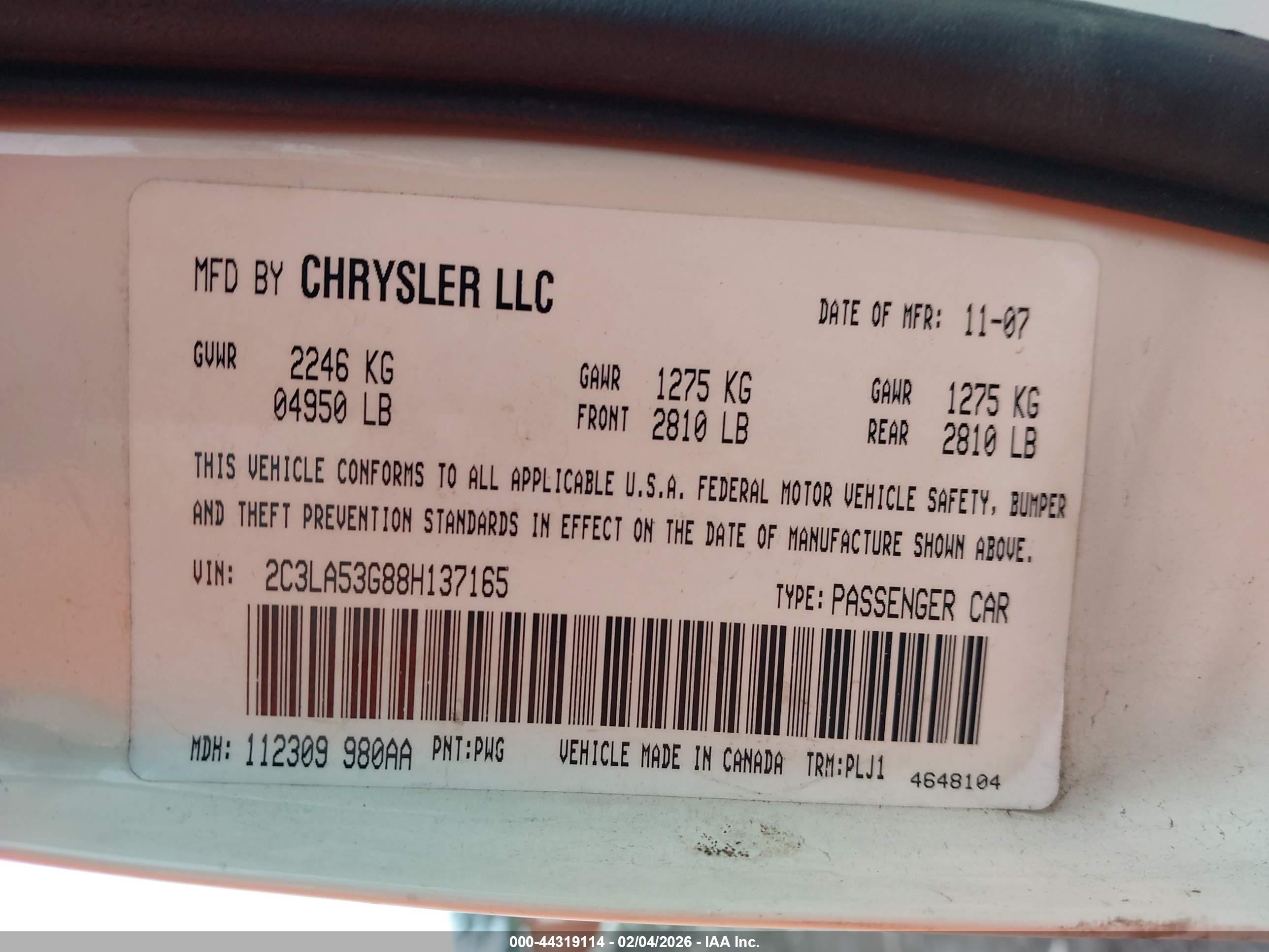 CHRYSLER 300 image 9