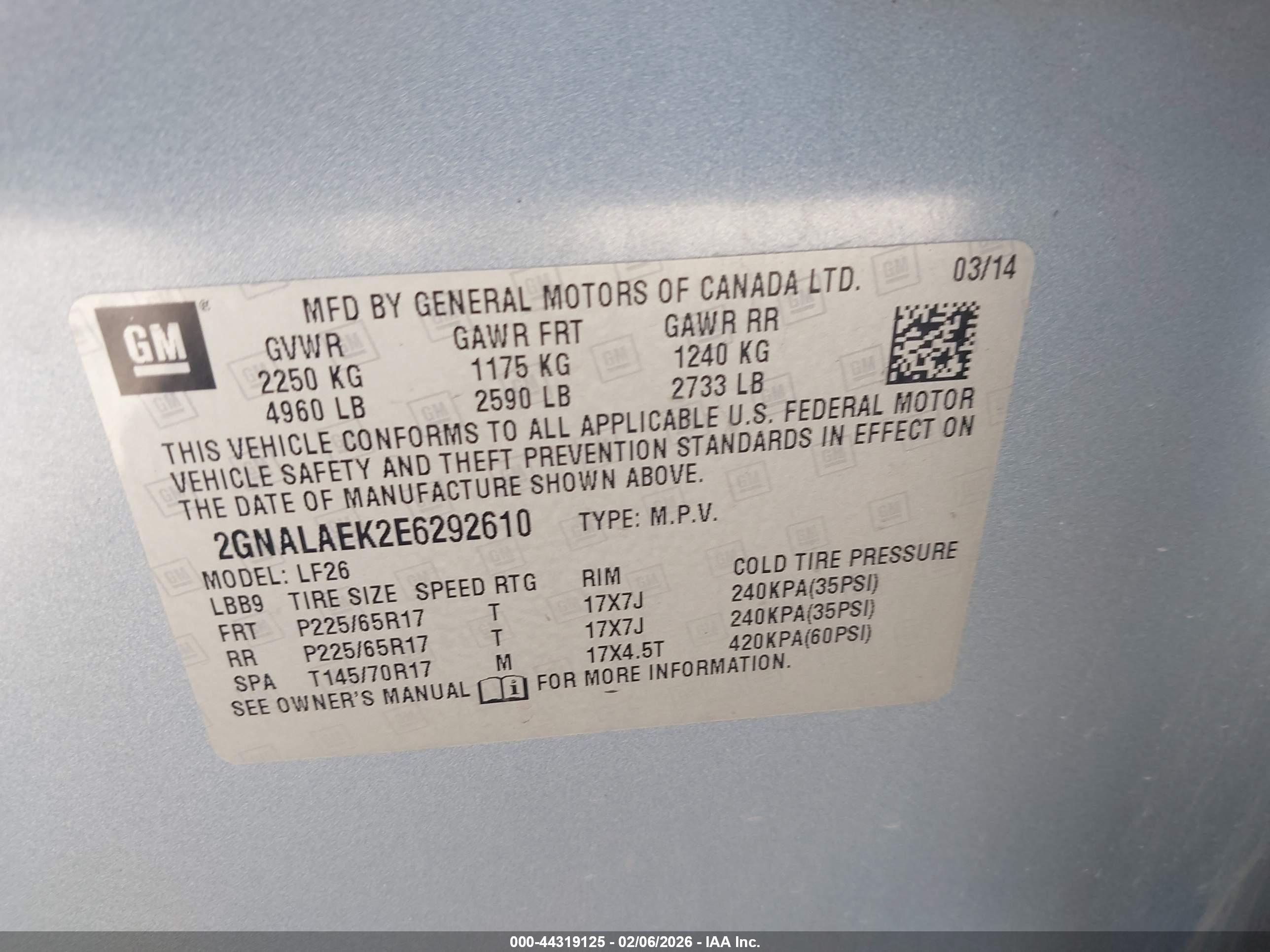 CHEVROLET EQUINOX image 9