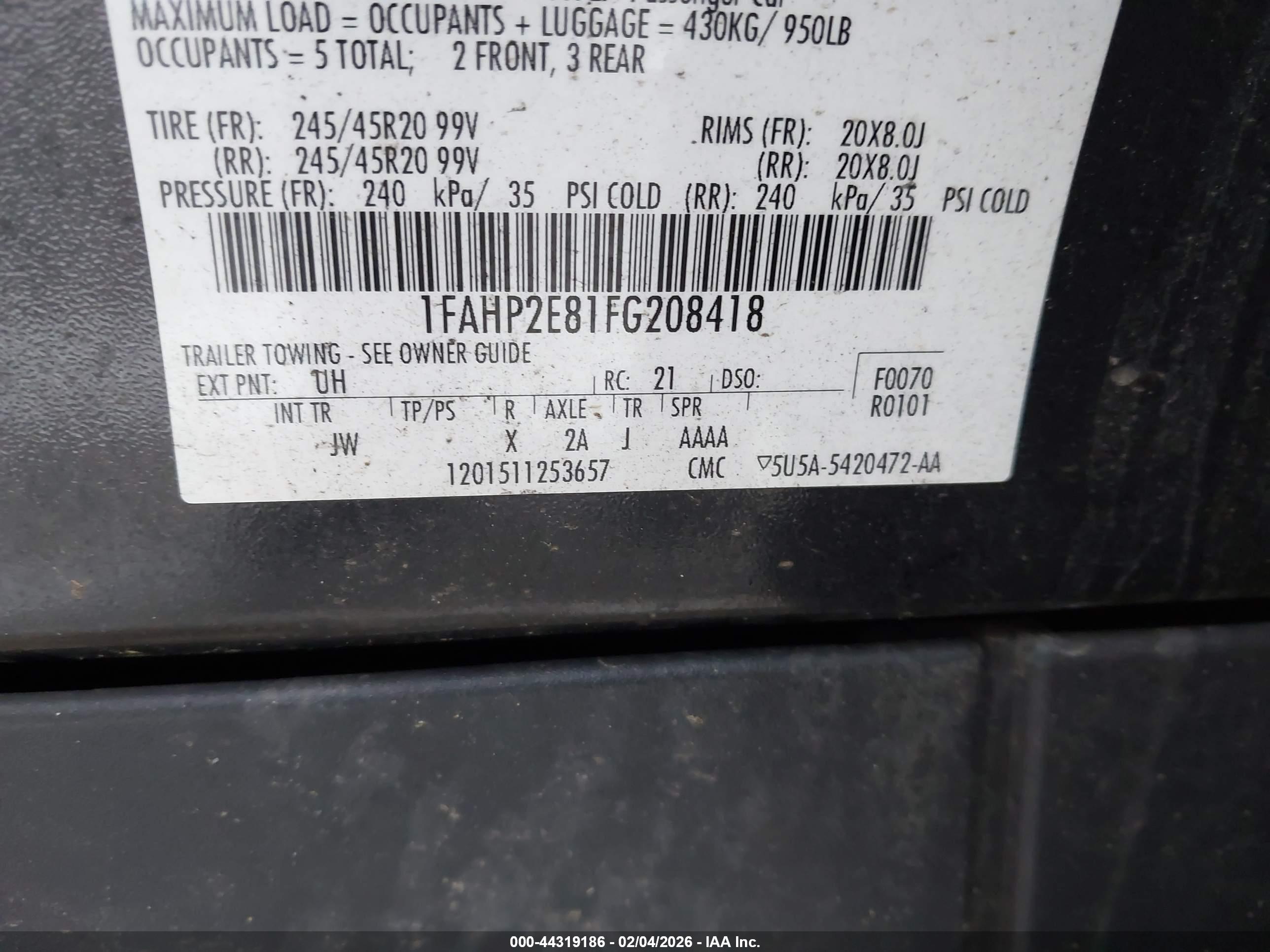 FORD TAURUS image 9