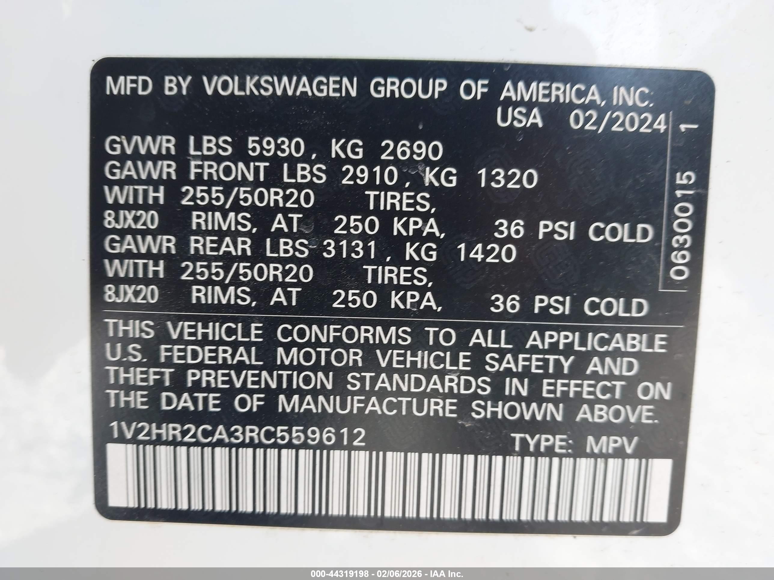 VOLKSWAGEN ATLAS image 9