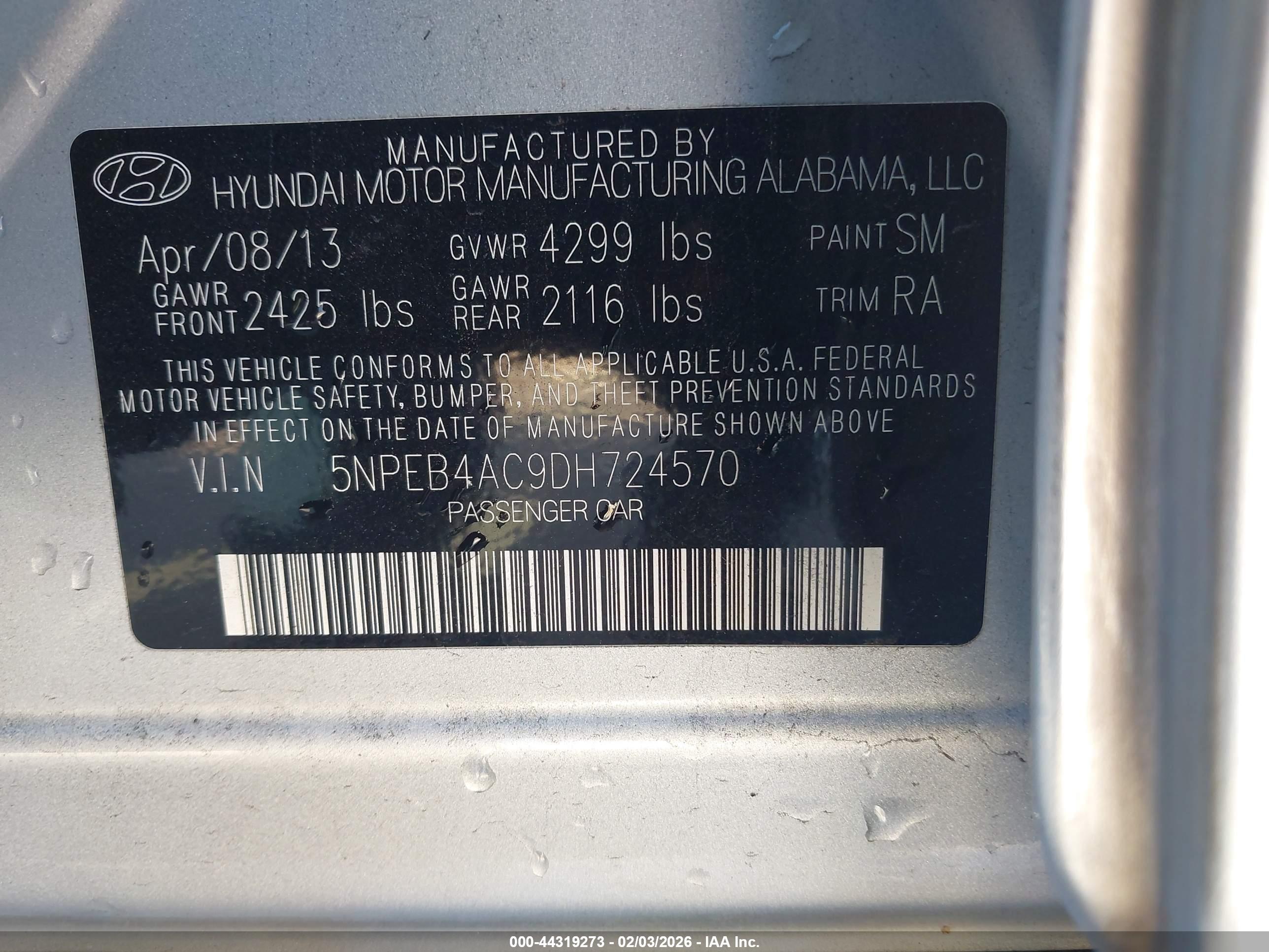 HYUNDAI SONATA image 9