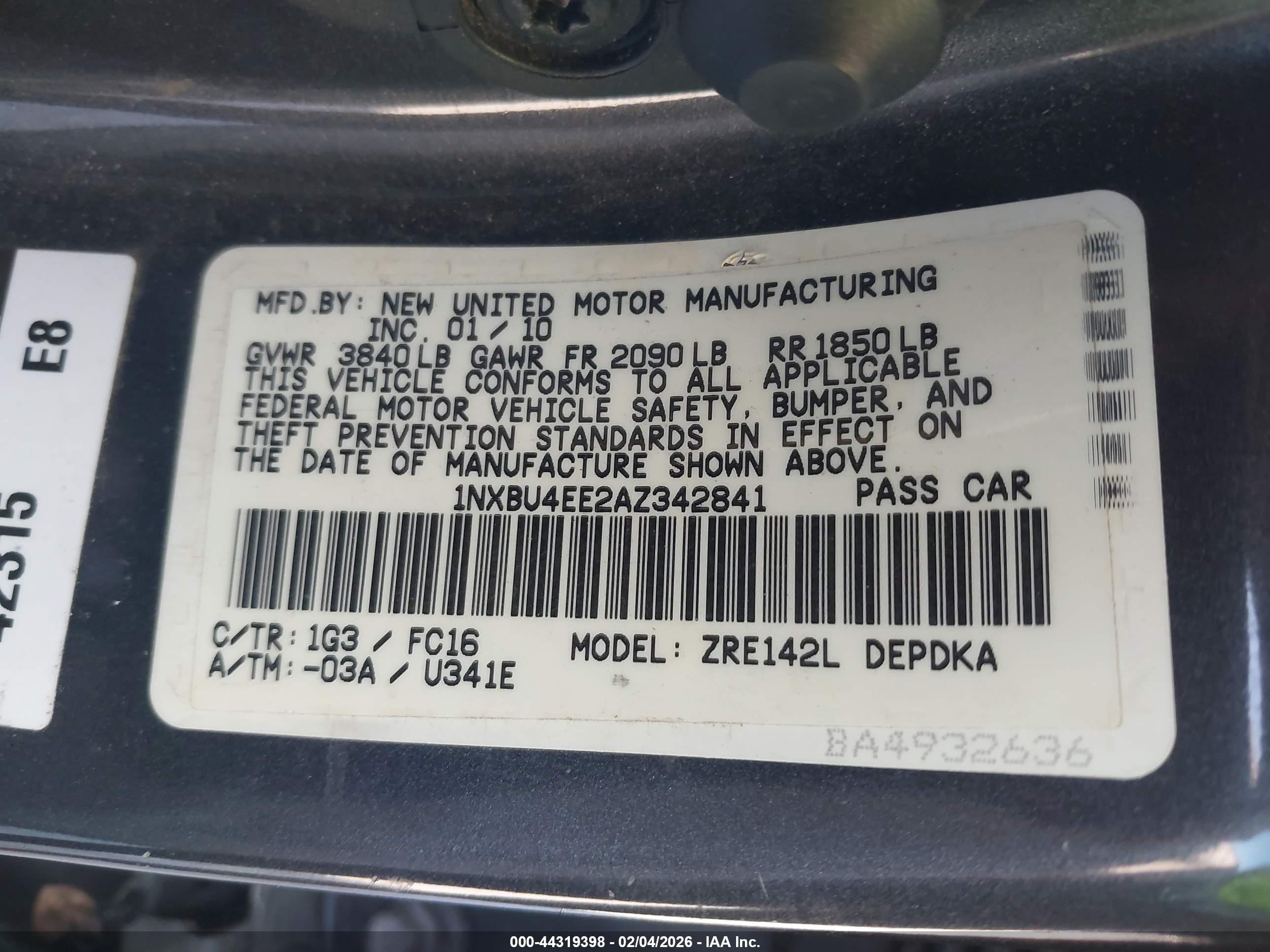 TOYOTA COROLLA image 9