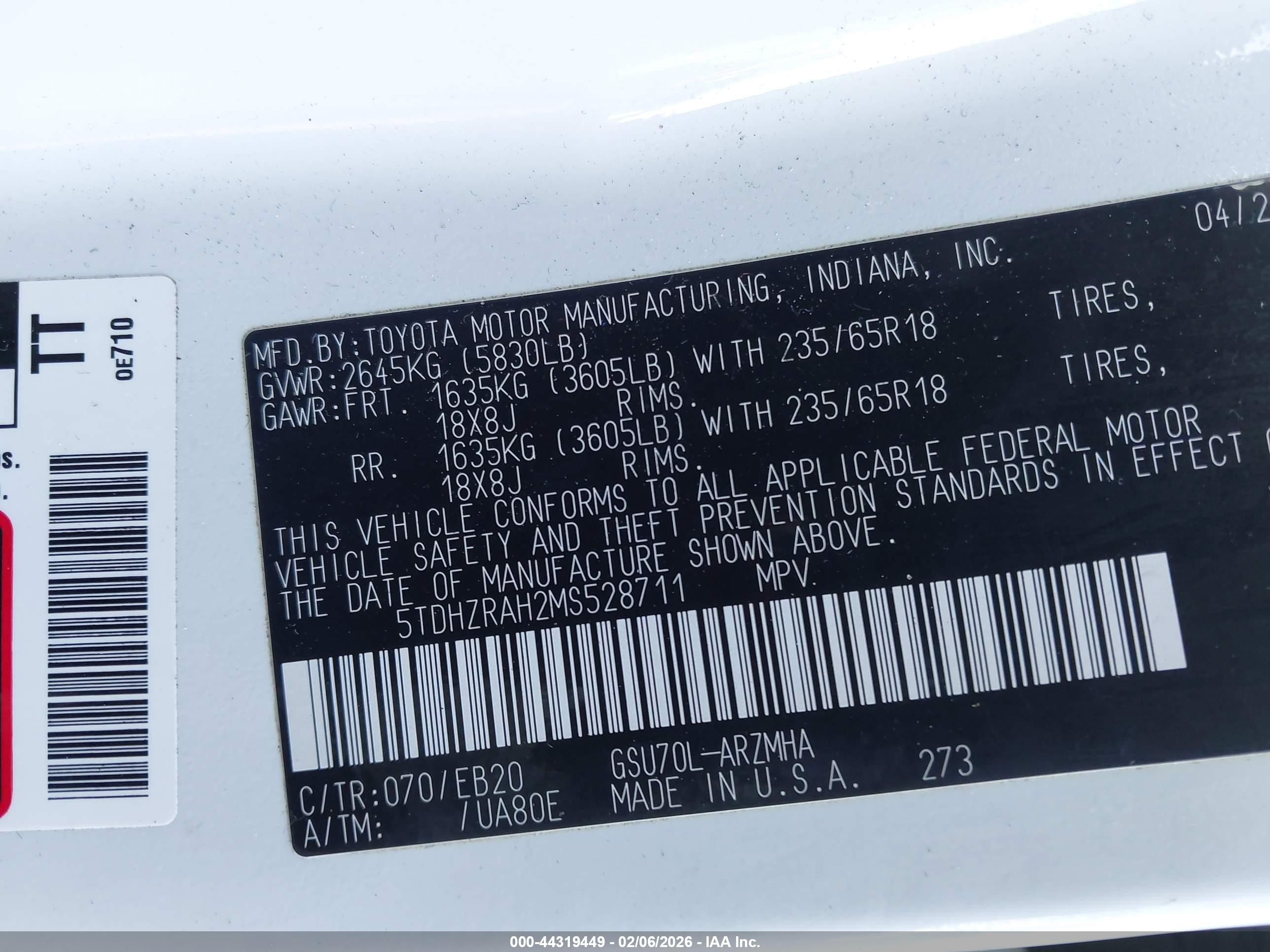 TOYOTA HIGHLANDER image 9