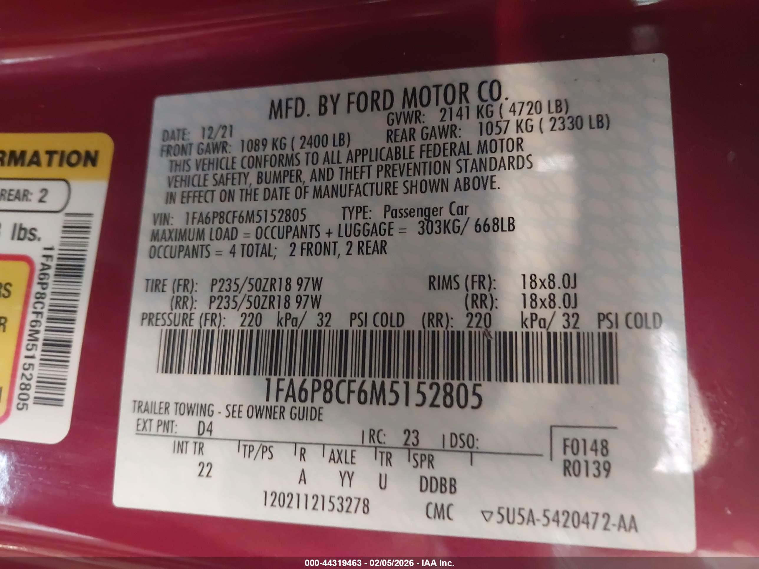 FORD MUSTANG image 9