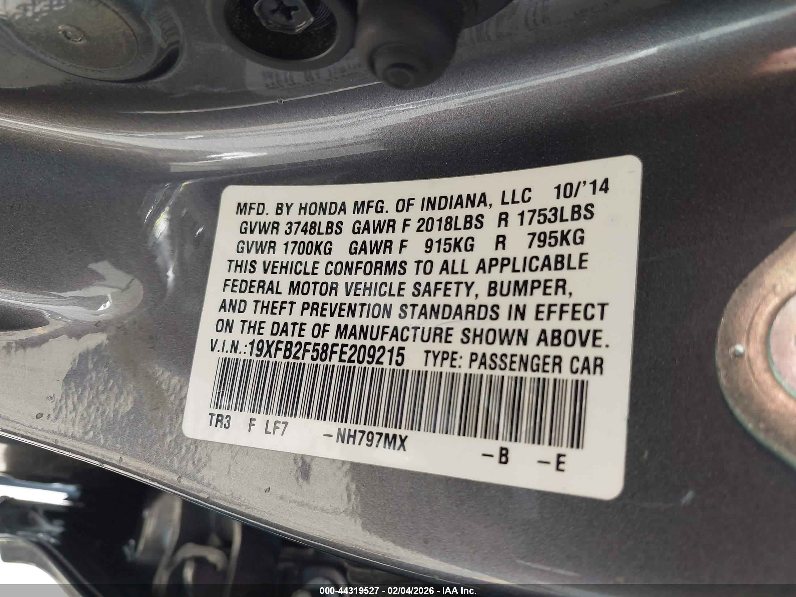 HONDA CIVIC image 9