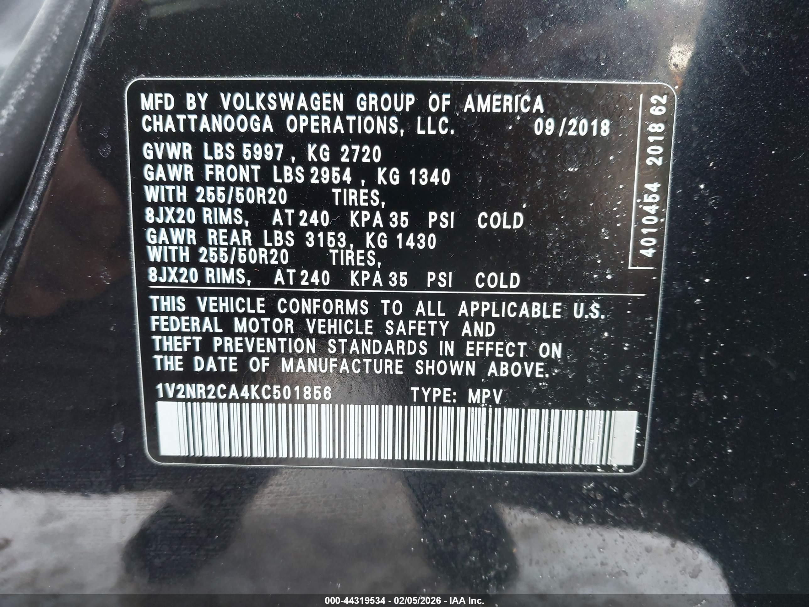 VOLKSWAGEN ATLAS image 9