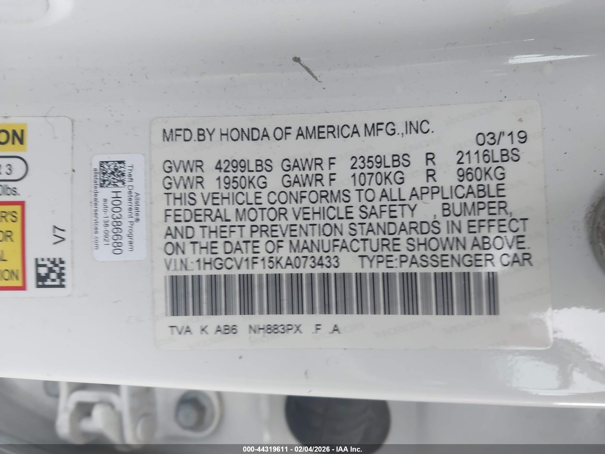 HONDA ACCORD image 9